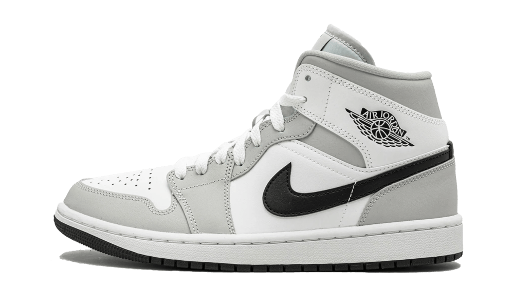 AIR JORDAN 1 MID LIGHT SMOKE GRAY