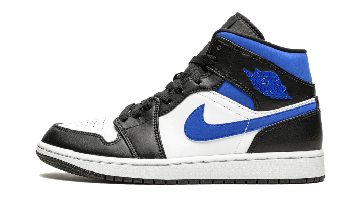 AIR JORDAN 1 MID WHITE BLACK ROYAL