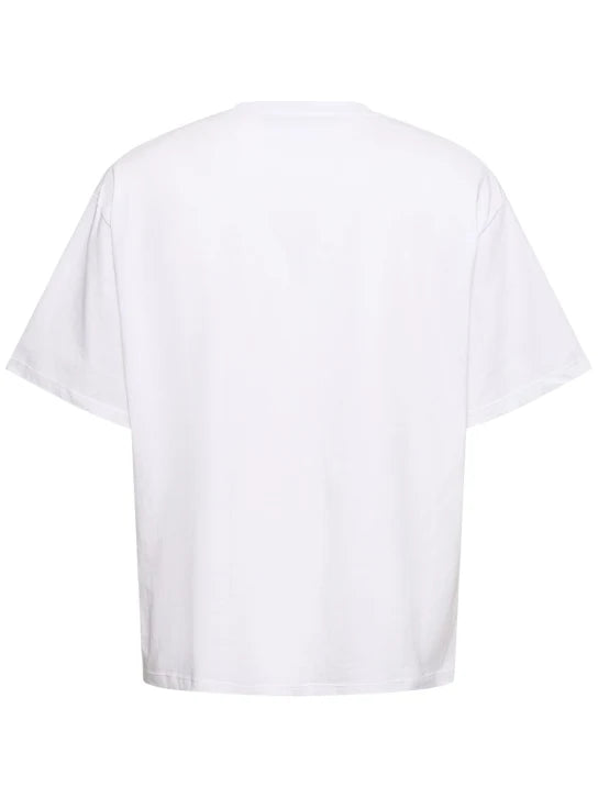 EMBROIDERED BASIC TEE WHITE / Garment Workshop