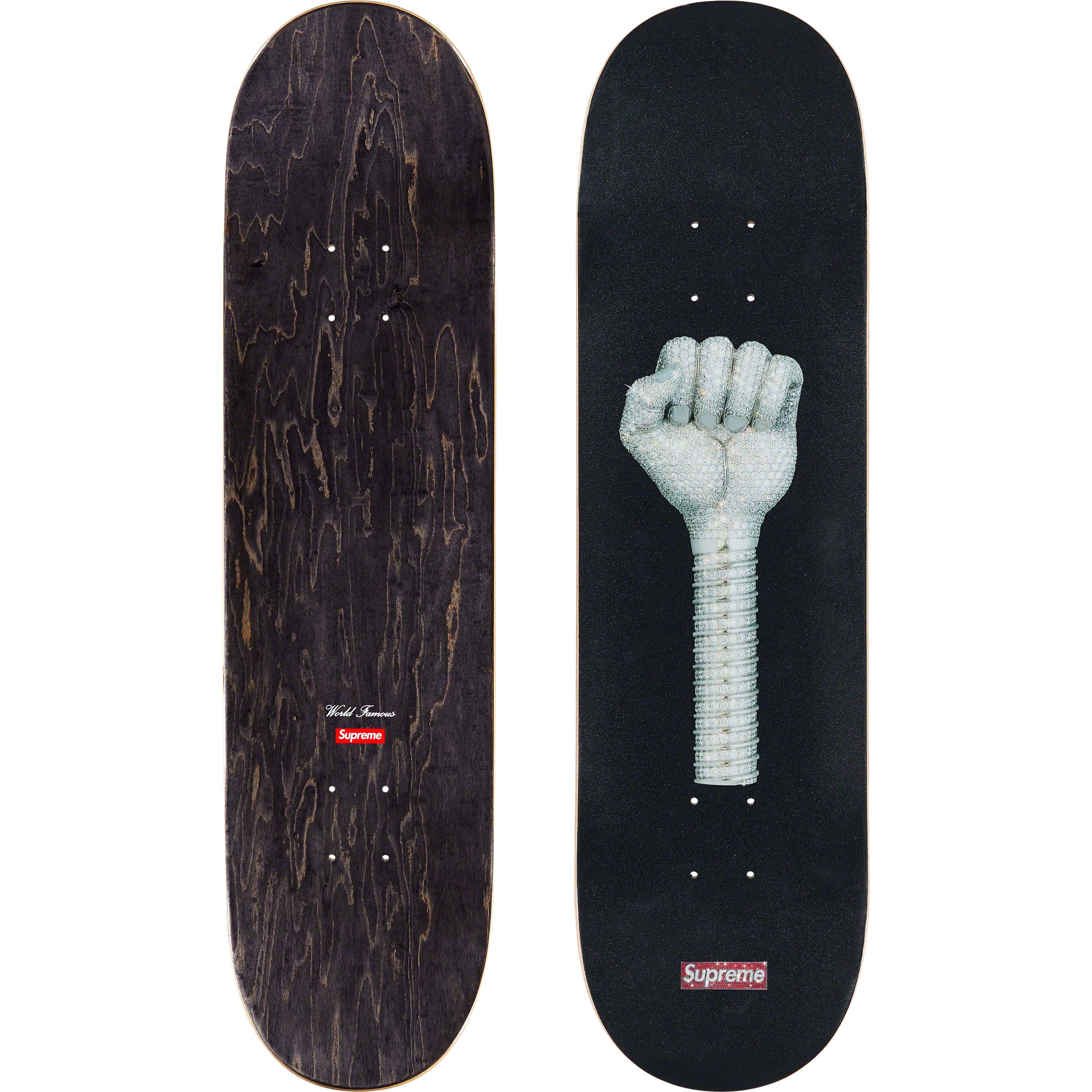 SUPREME HARDIES FIST SKATEBOARD