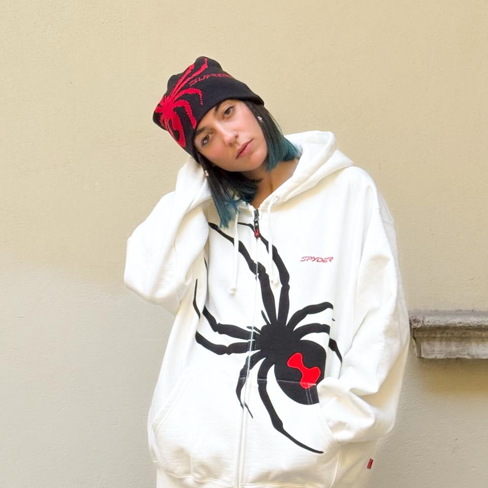 SUPREME SPYDER ZIP UP HOODIE WHITE