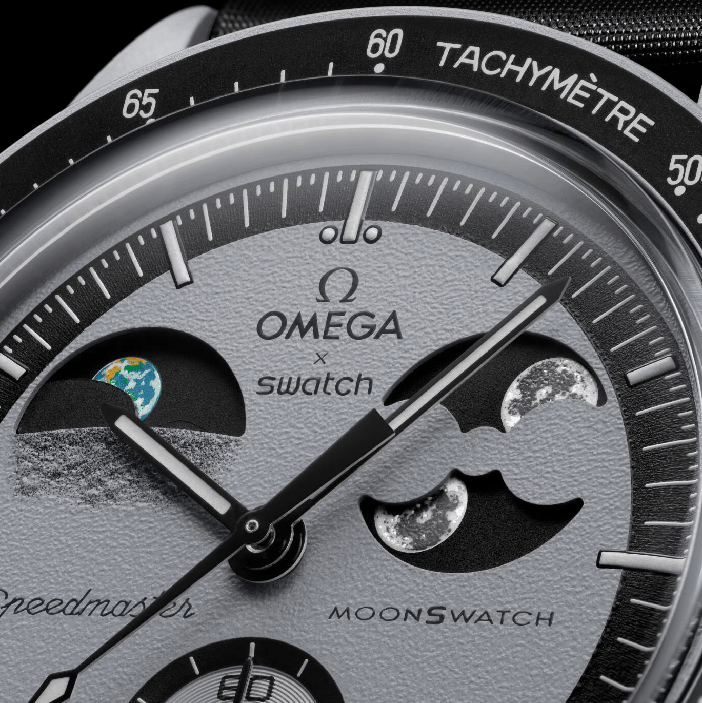 Swatch x Omega Bioceramic Moonswatch Mission To Earthphase