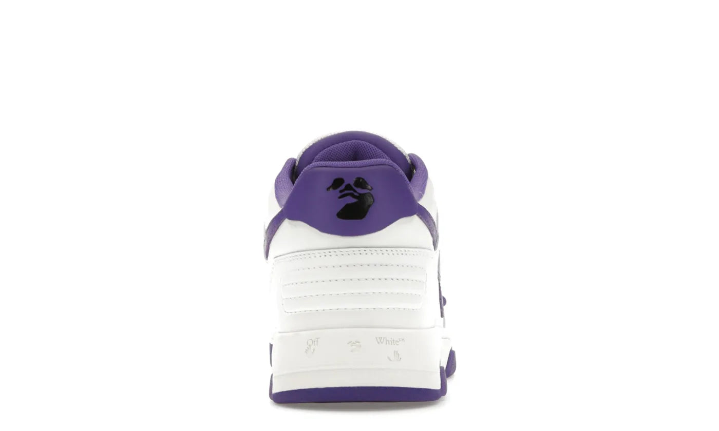 OFF-WHITE OUT OF OFFICE OOO LOW TOPS WHITE PURPLE