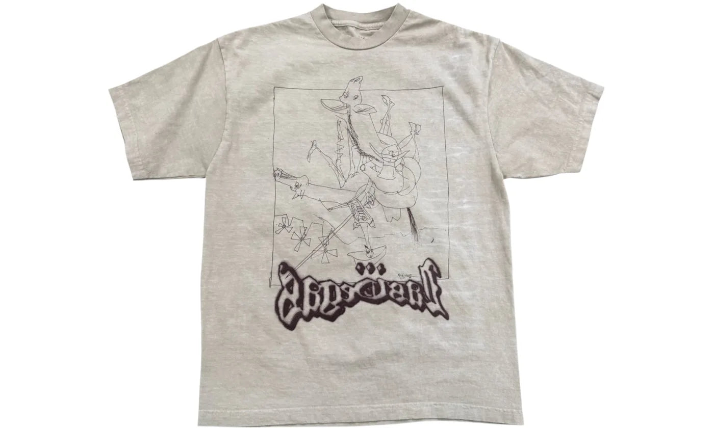 TRAVIS SCOTT X RALPH STEADMAN SKETCH TEE GREY