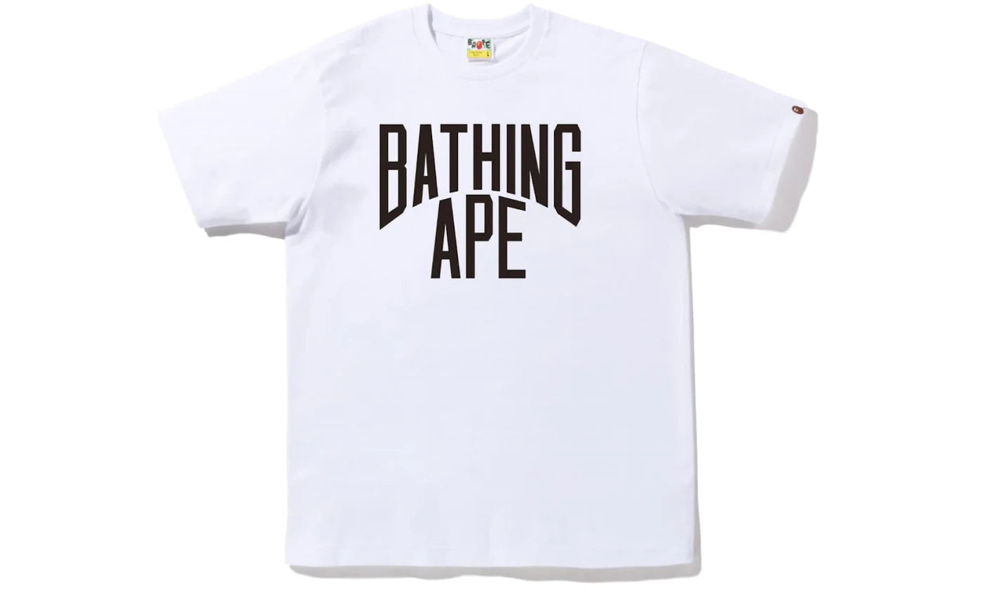 BAPE BICOLOR NYC LOGO TEE WHITE