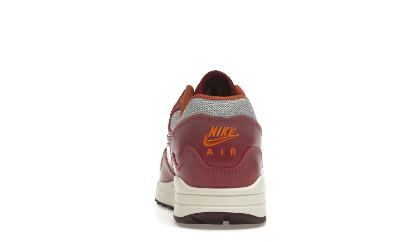 NIKE AIR MAX 1 PATTA WAVES RUSH MAROON (with Bracelet)