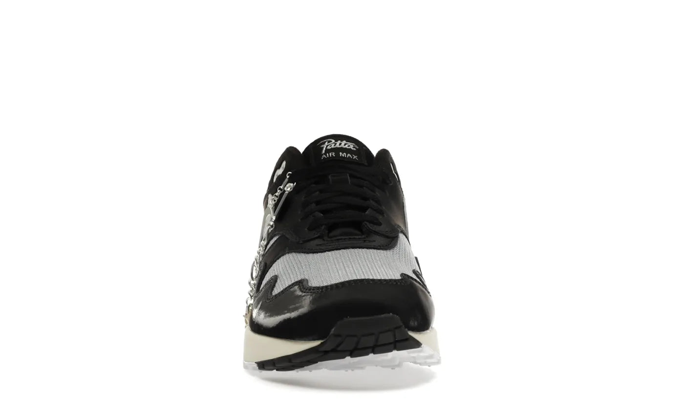 NIKE AIR MAX 1 PATTA WAVES BLACK (with Bracelet)