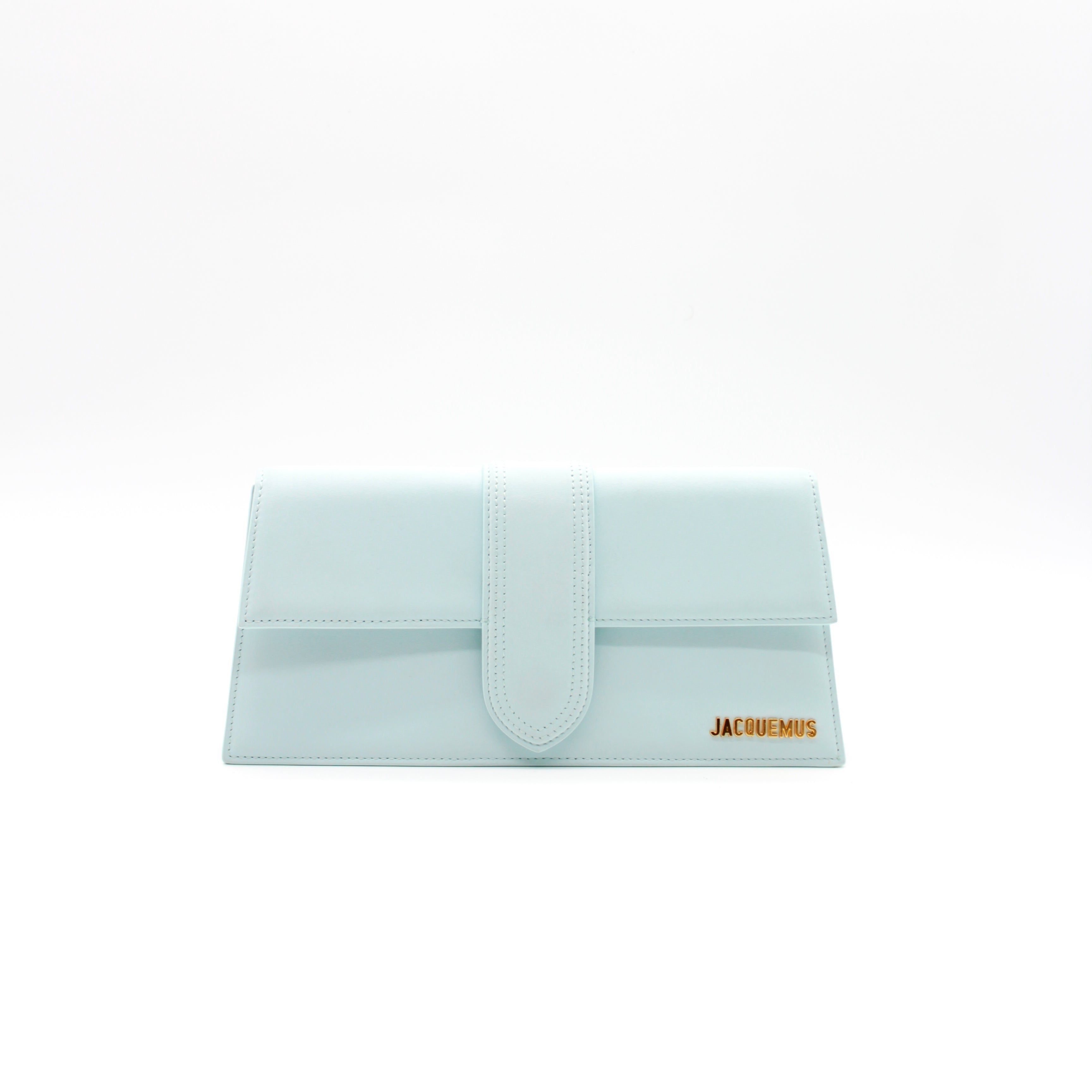 JACQUEMUS LE BAMBINO LONG FLAP BAG PALE BLUE