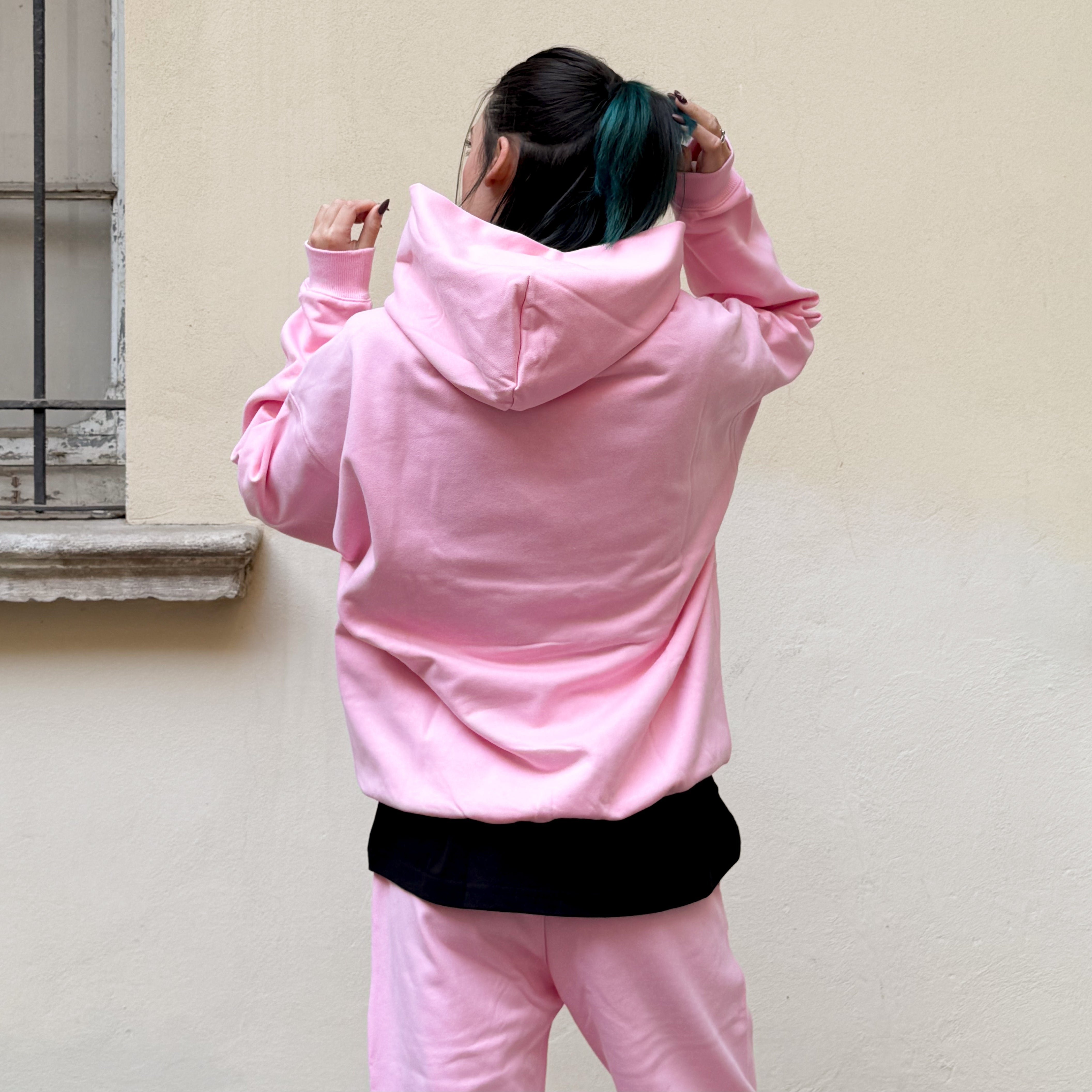 THE BADDIE HOODIE BASIC PINK - Shoebuya Brand