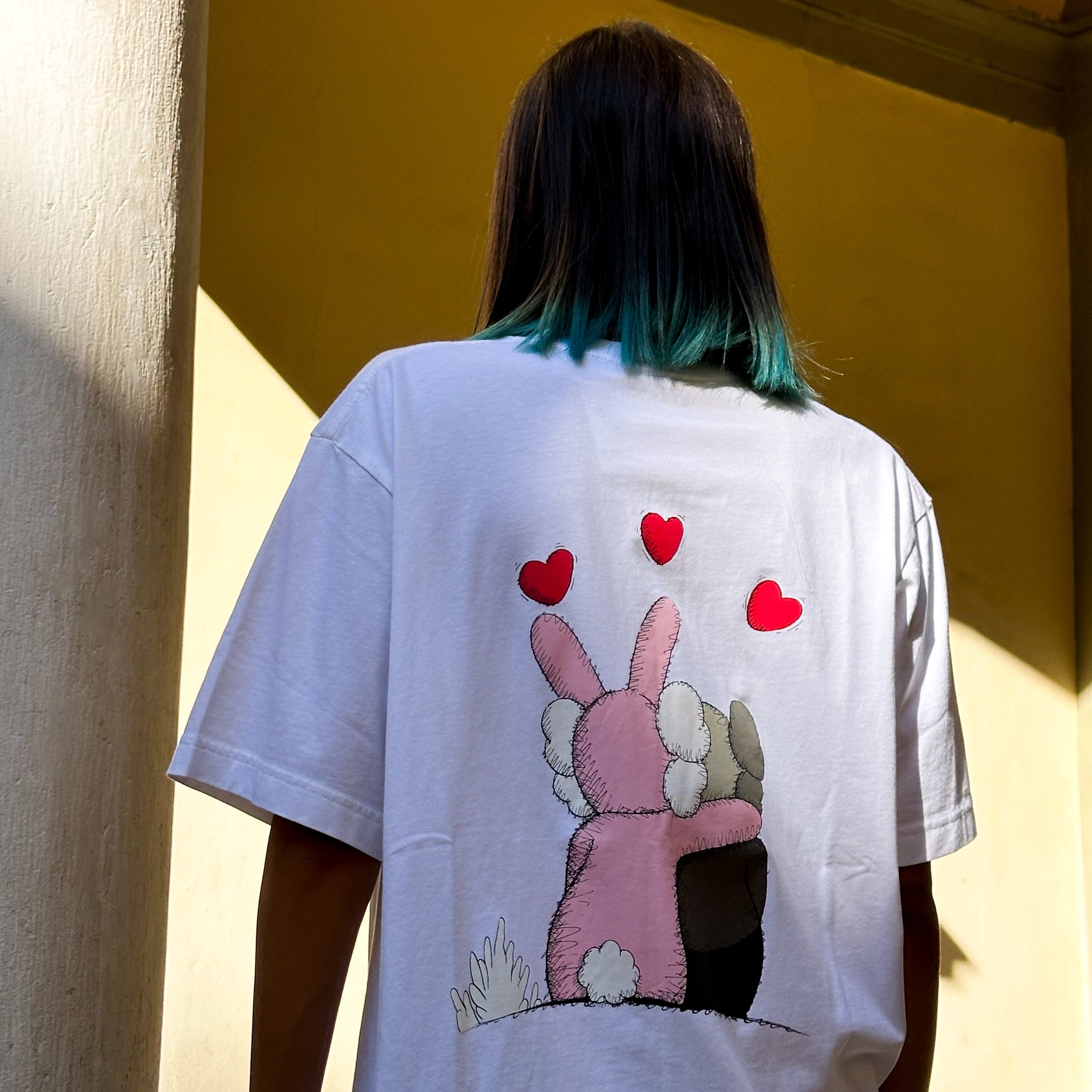 KAWS x Uniqlo Warhol UT Graphic 476350 T-shirt white/pink