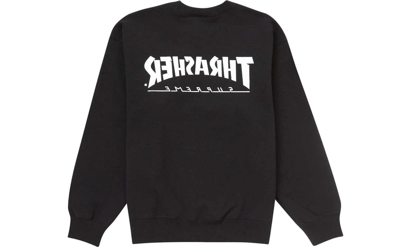 SUPREME THRASHER CREWNECK BLACK