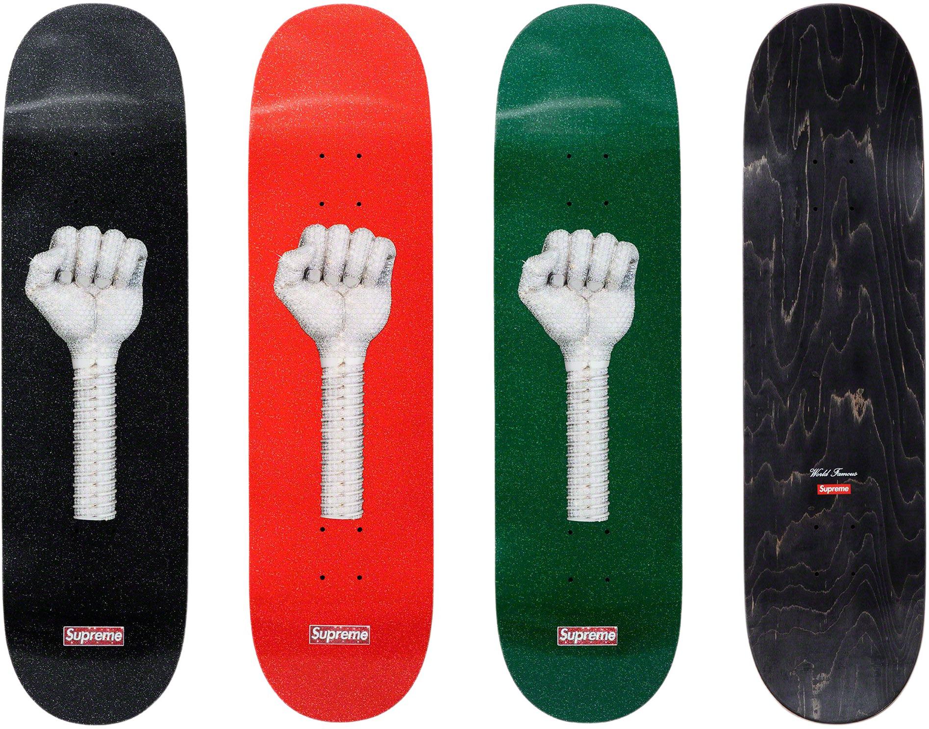 SUPREME HARDIES FIST SKATEBOARD