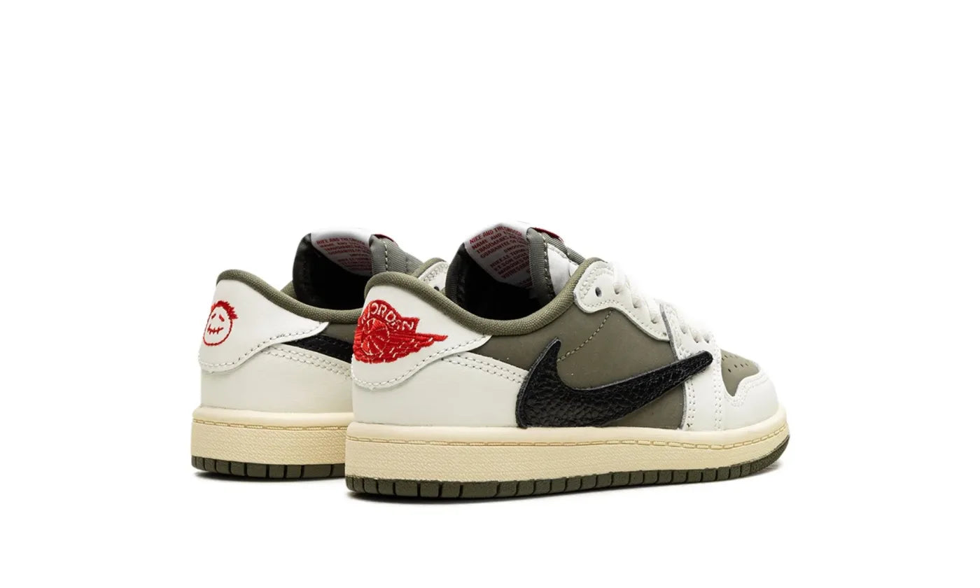 AIR JORDAN 1 RETRO LOW TRAVIS SCOTT MEIDUM OLIVE BABY/INFANT