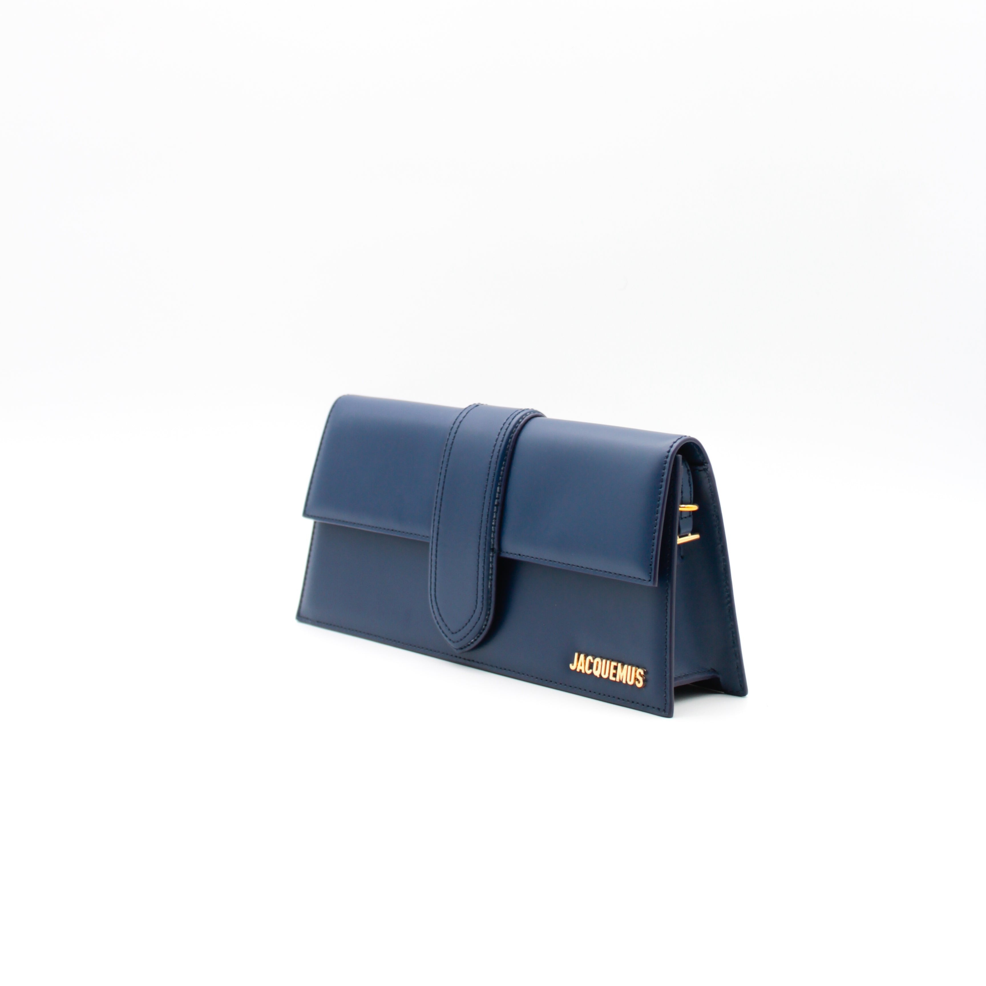 JACQUEMUS LE BAMBINO LONG SHOULDER BAG NAVY