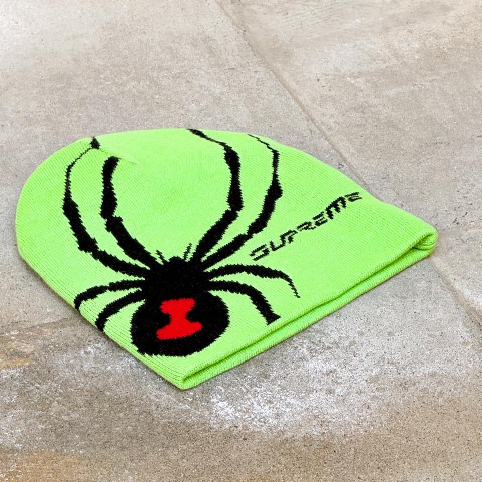 SUPREME SPYDER BEANIE GREEN