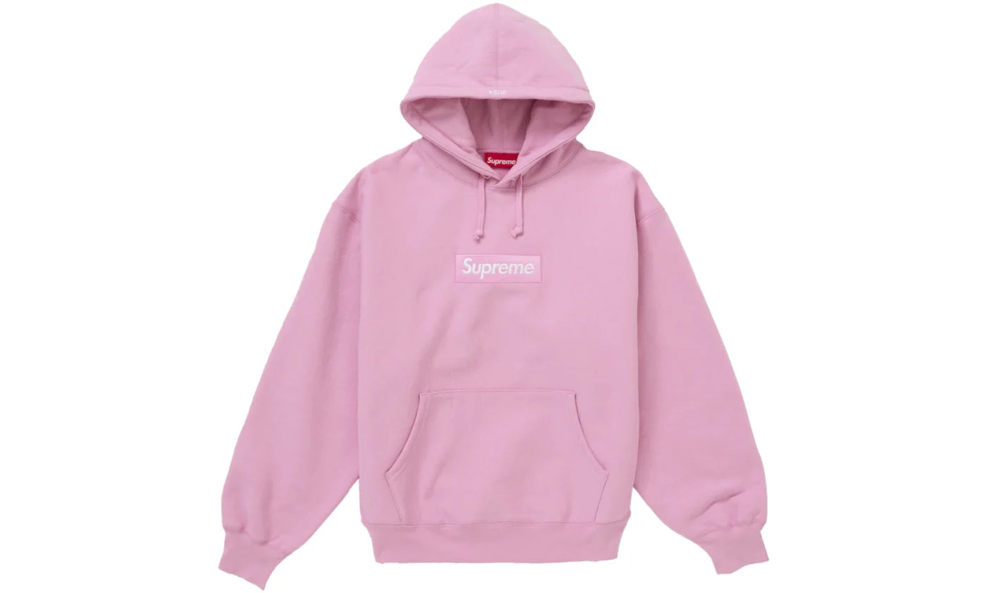 SUPREME BOX LOGO HOODIE FW24 PINK