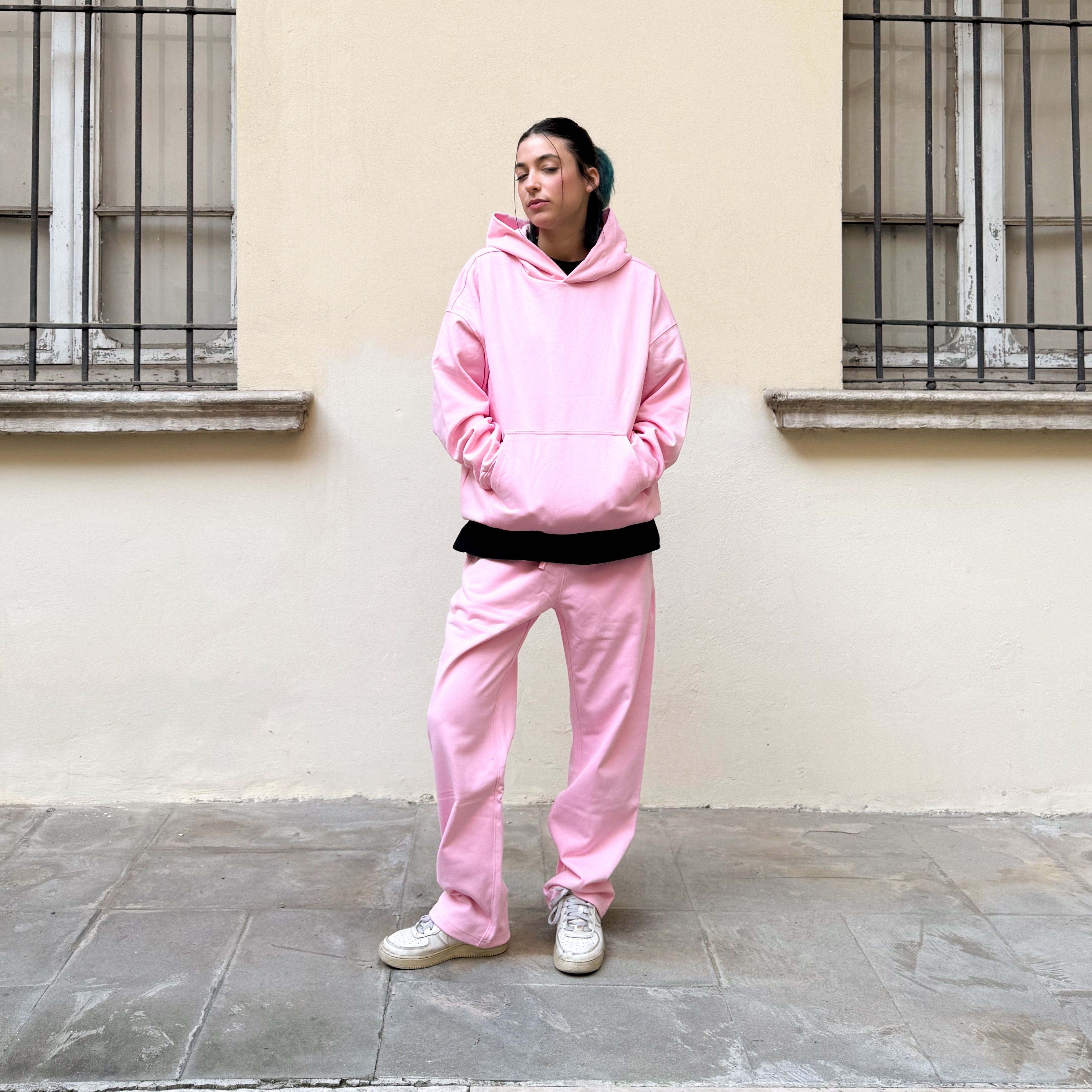 THE BADDIE HOODIE BASIC PINK - Shoebuya Brand