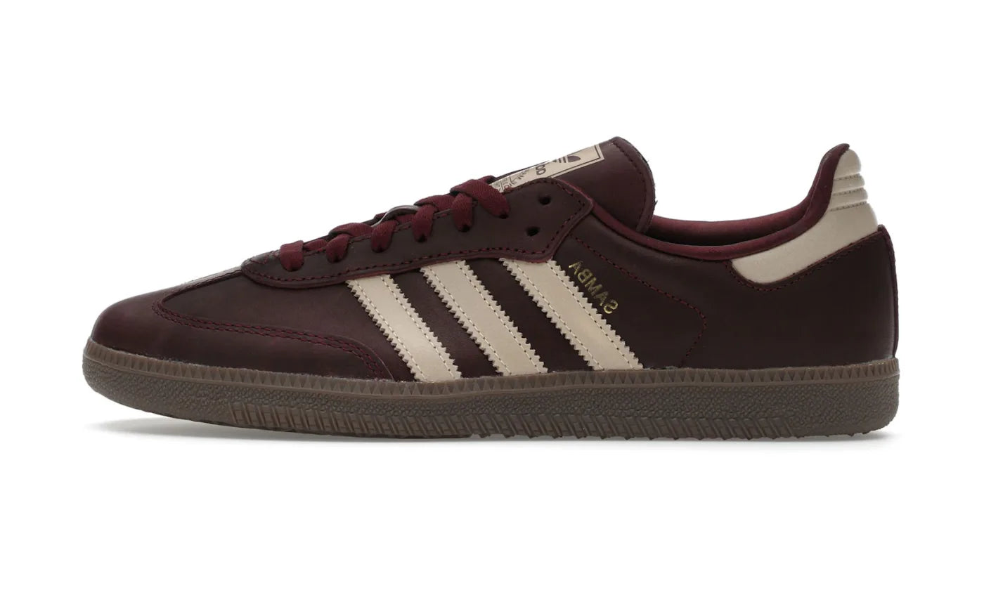 ADIDAS SAMBA OG MAROON CRYSTAL SAND (W)