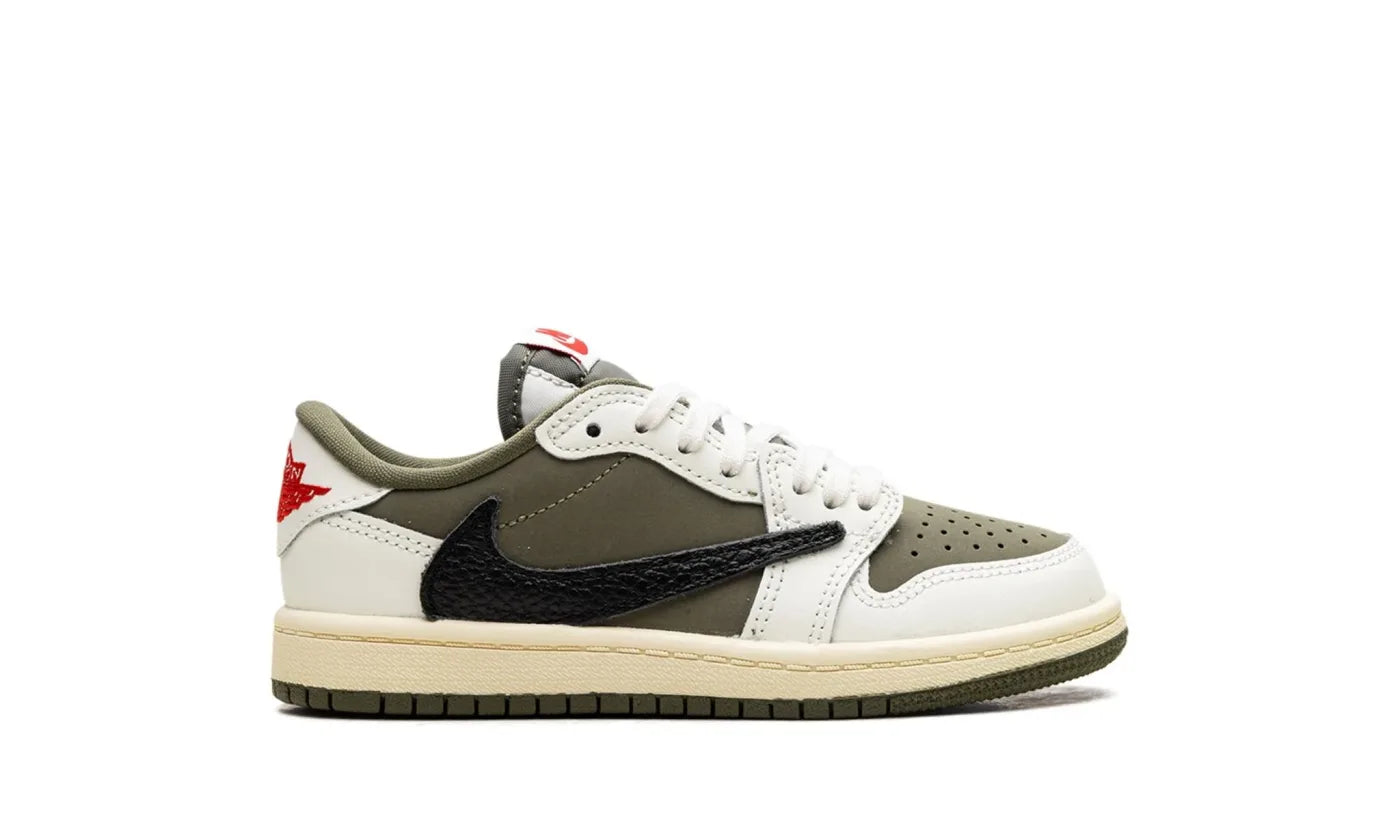 AIR JORDAN 1 RETRO LOW TRAVIS SCOTT MEIDUM OLIVE BABY/INFANT