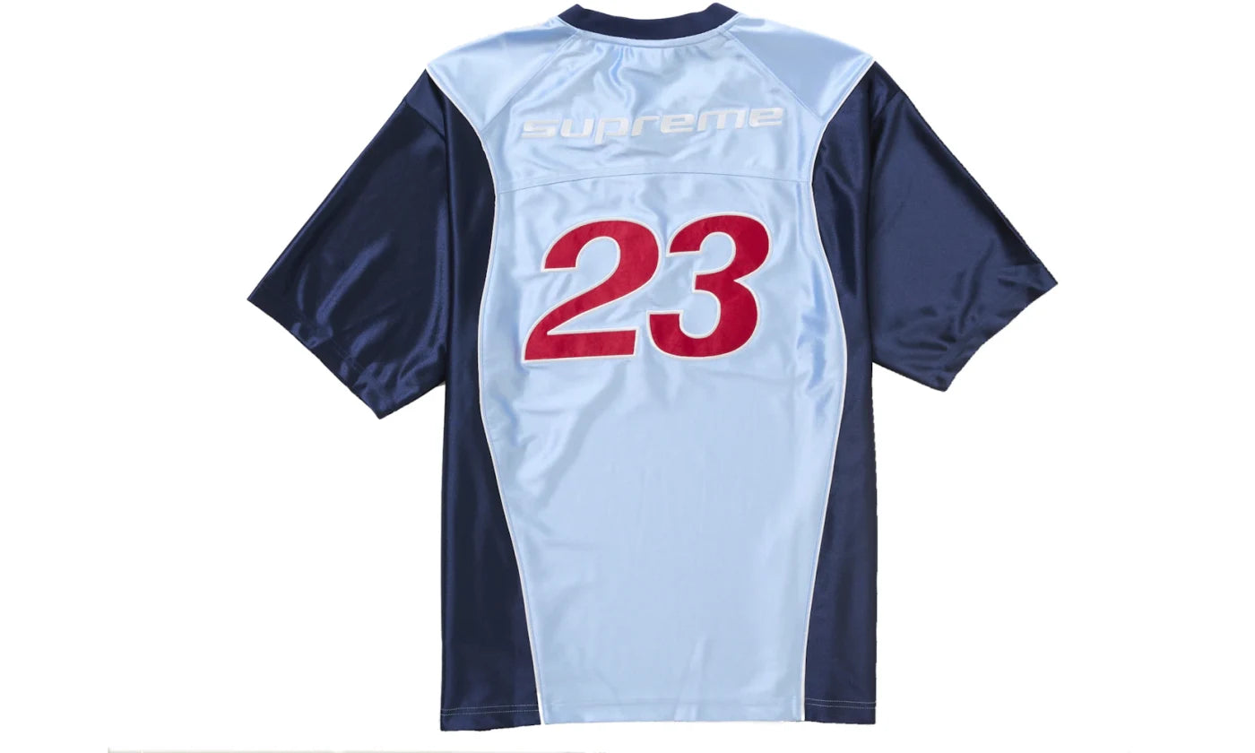 SUPREME JORDAN WARM UP JERSEY LIGHT BLUE