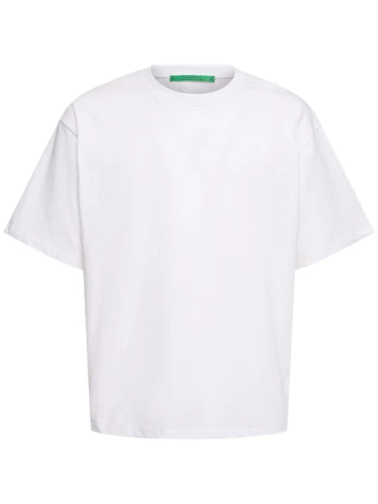 EMBROIDERED BASIC TEE WHITE / Garment Workshop