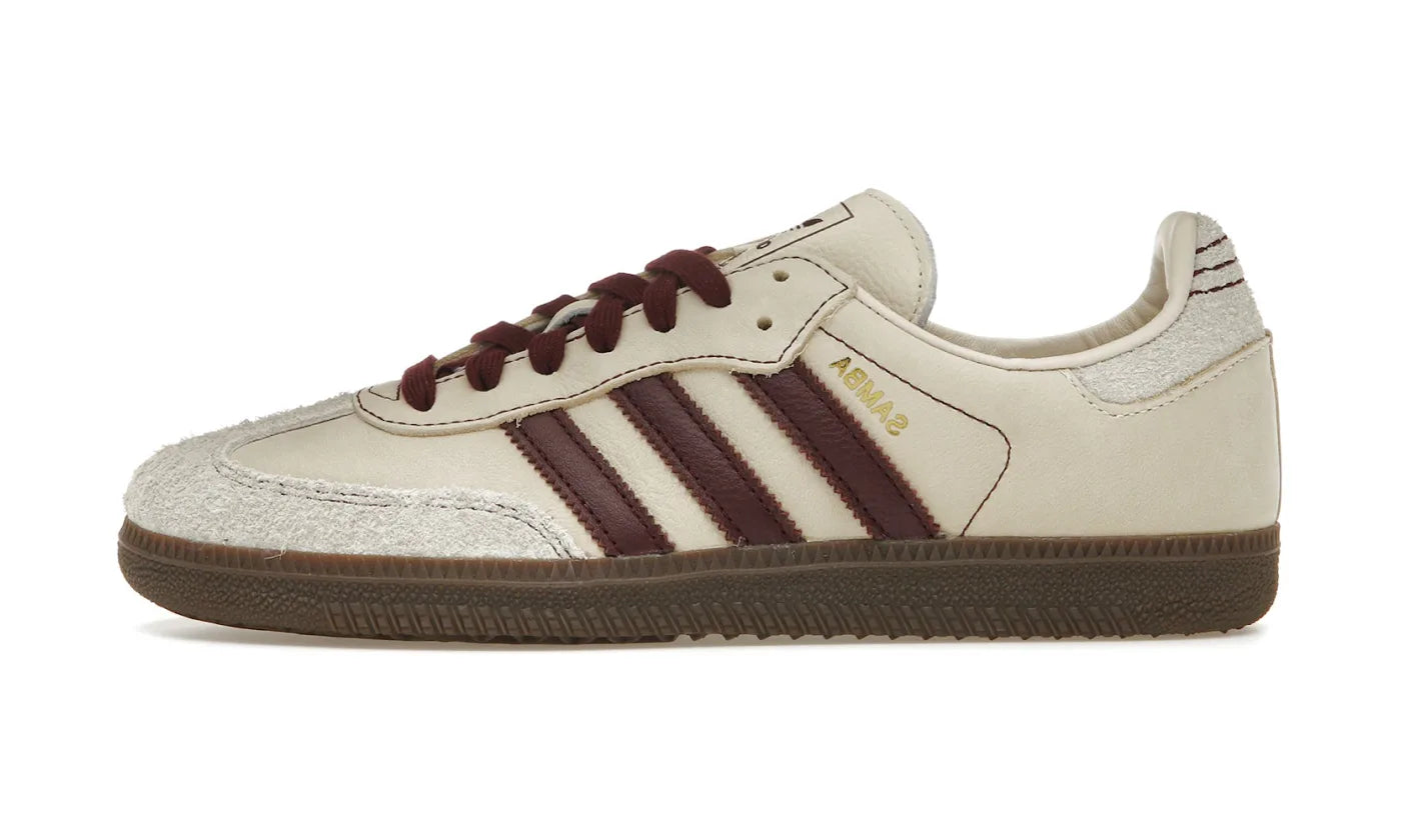 ADIDAS SAMBA OG WONDER WHITE MAROON (W)