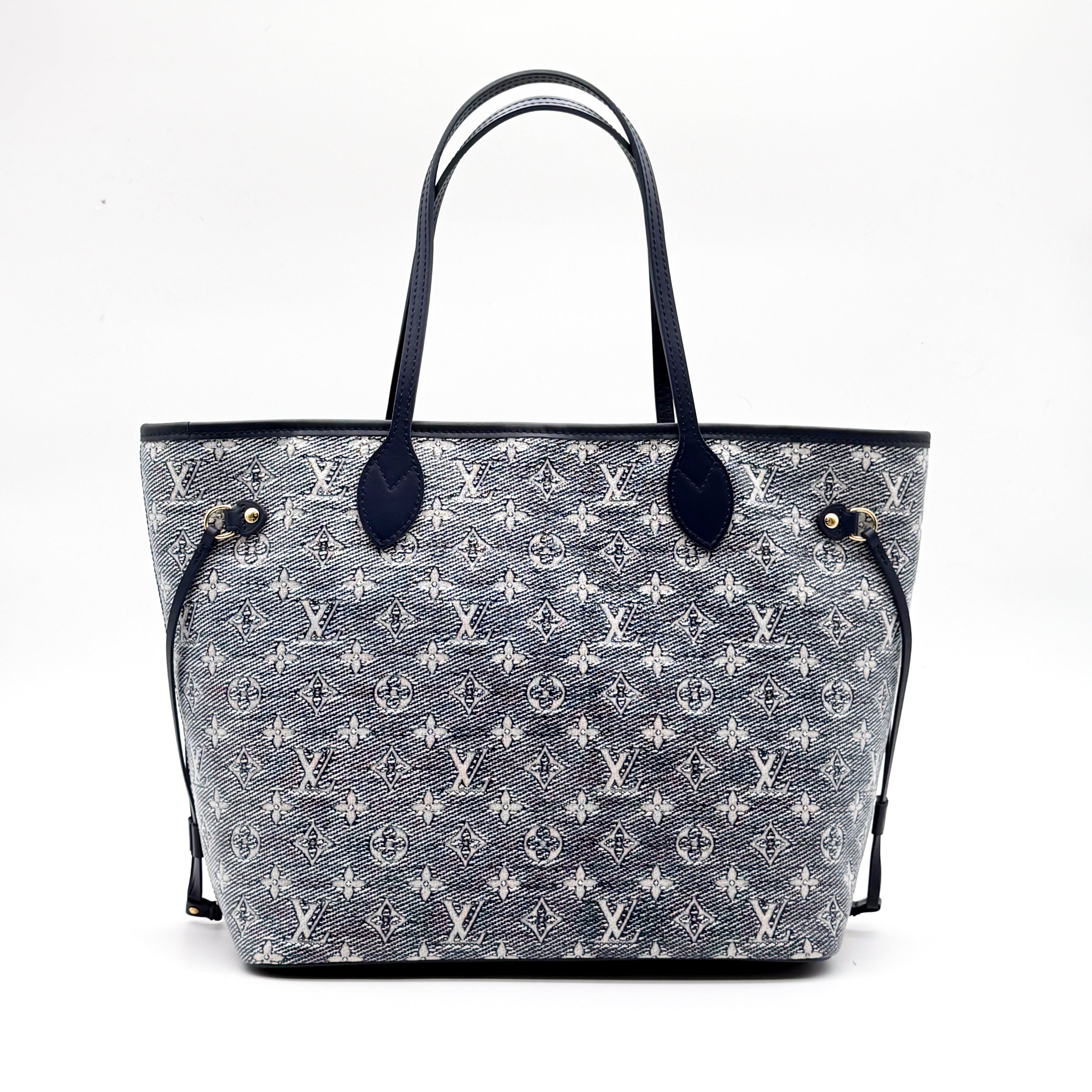 SECONDHAND - LOUIS VUITTON BLUE NEVERFUL MONOGRAM MM