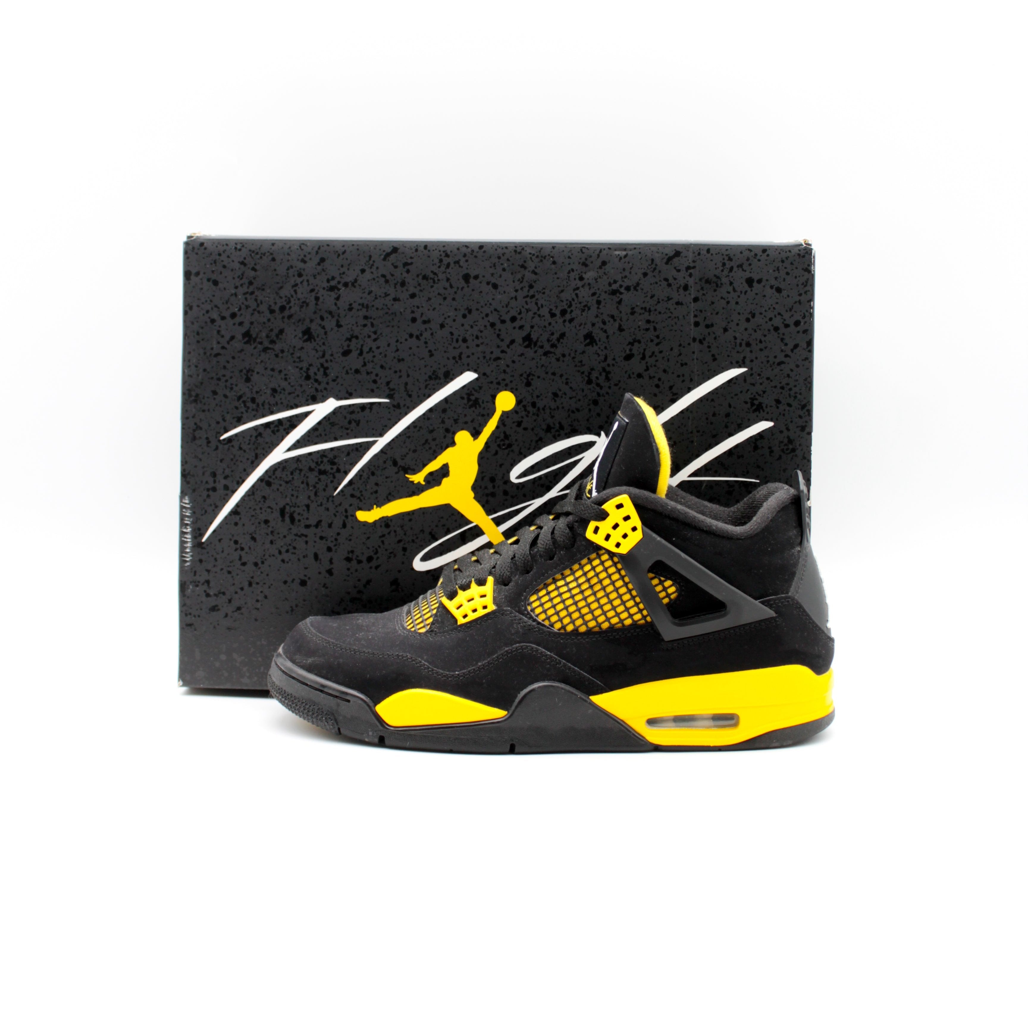 SECONDHAND - AIR JORDAN 4 THUNDER YELLOW Size 44.5