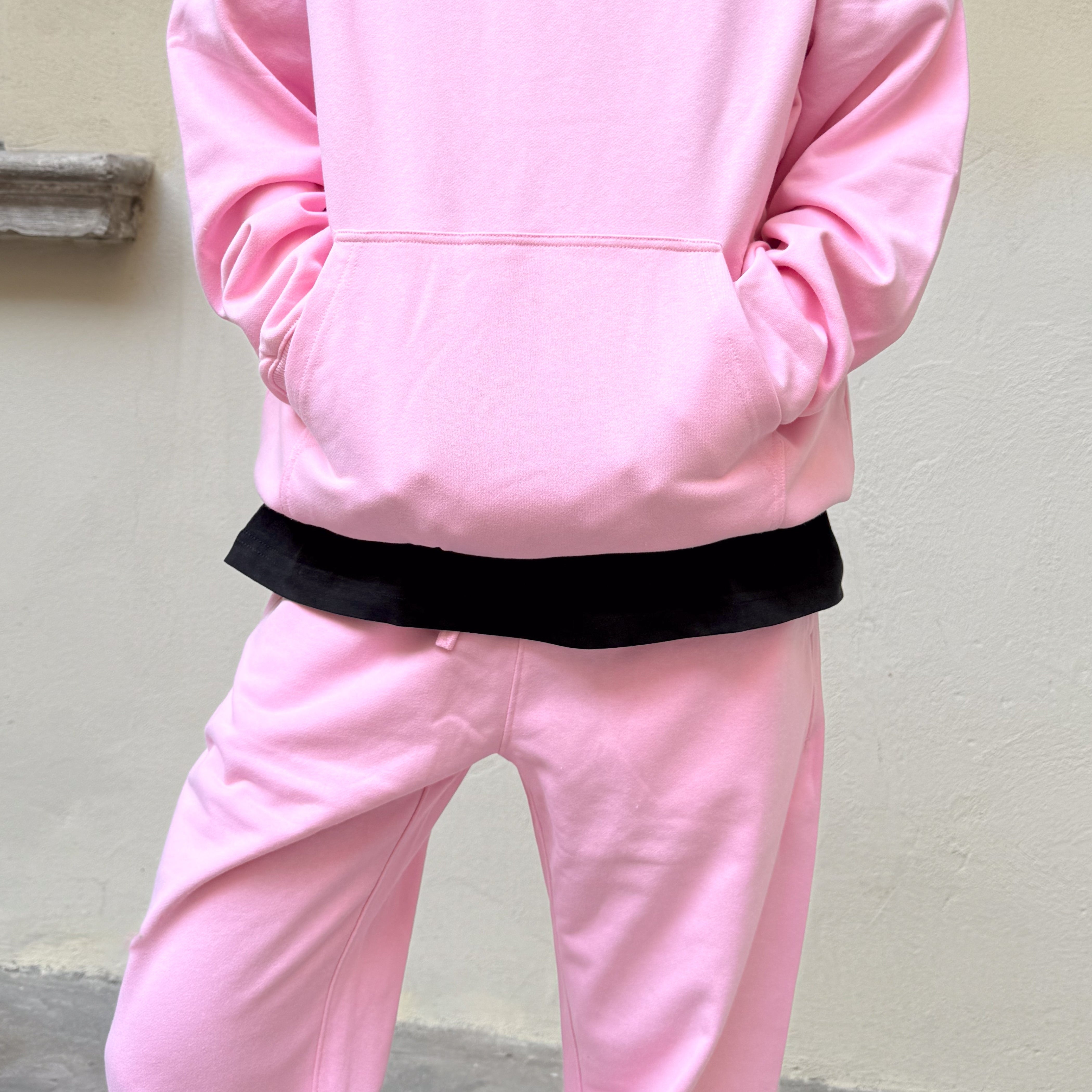 THE BADDIE HOODIE BASIC PINK - Shoebuya Brand