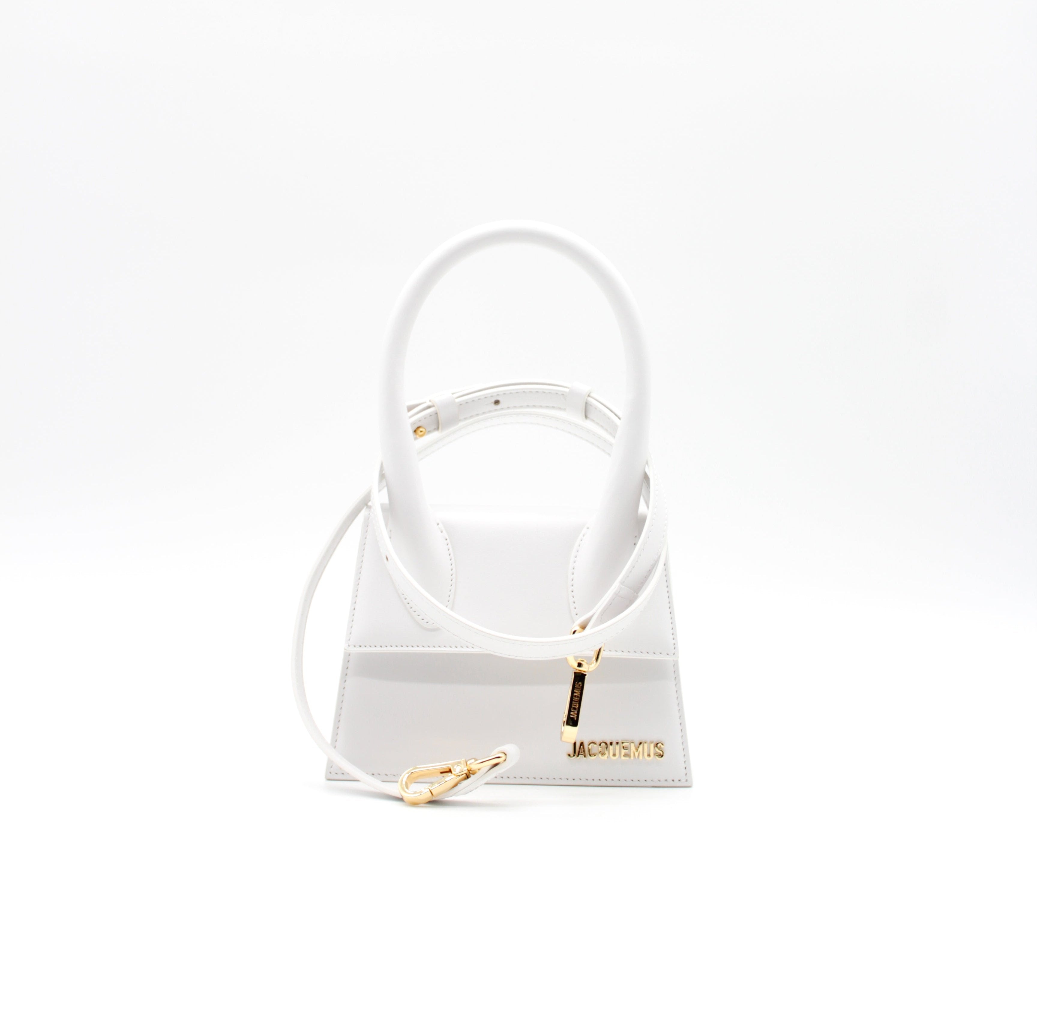 JACQUEMUS LE CHIQUITO MOYEN BAG WHITE