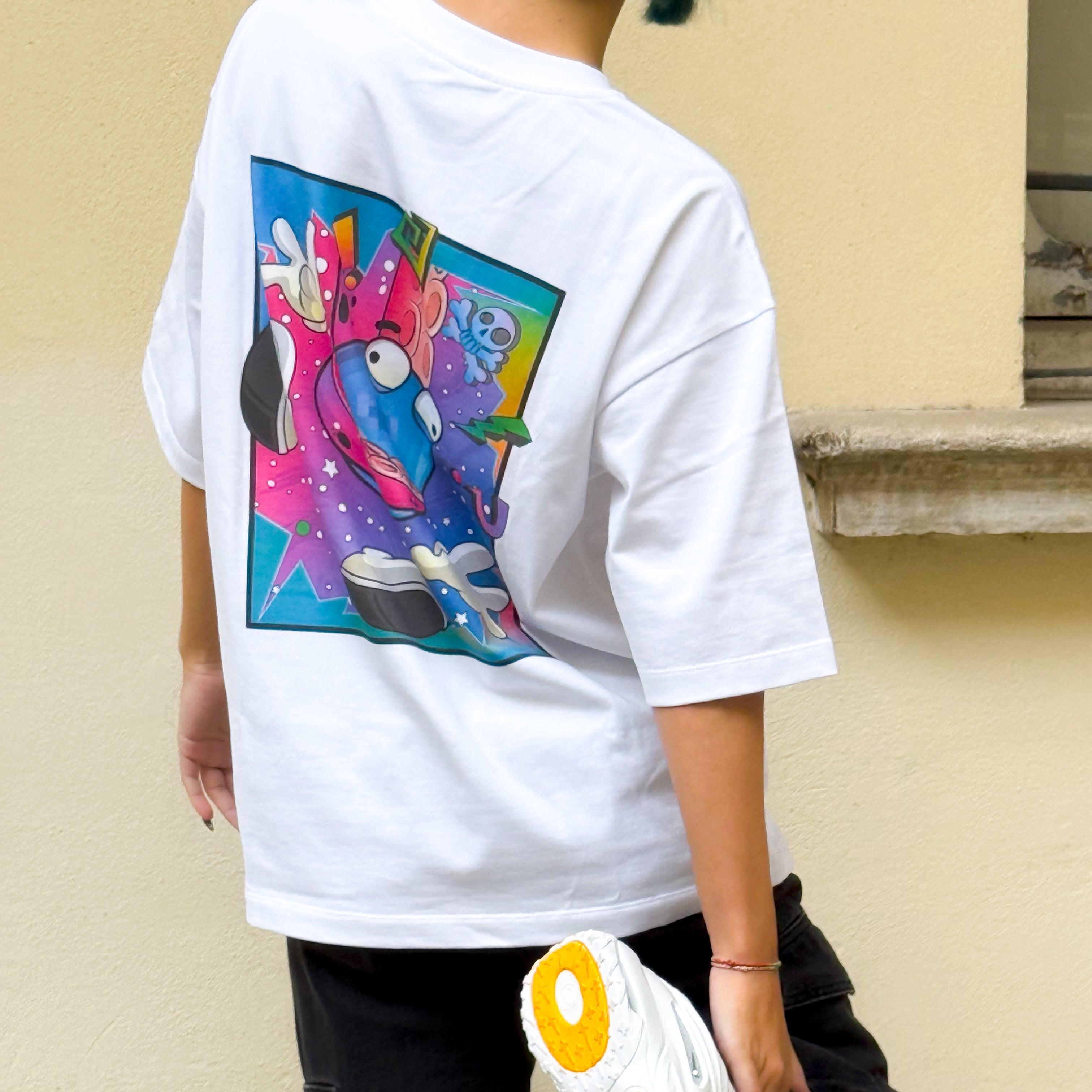 MONSTER TEE WHITE / Molly