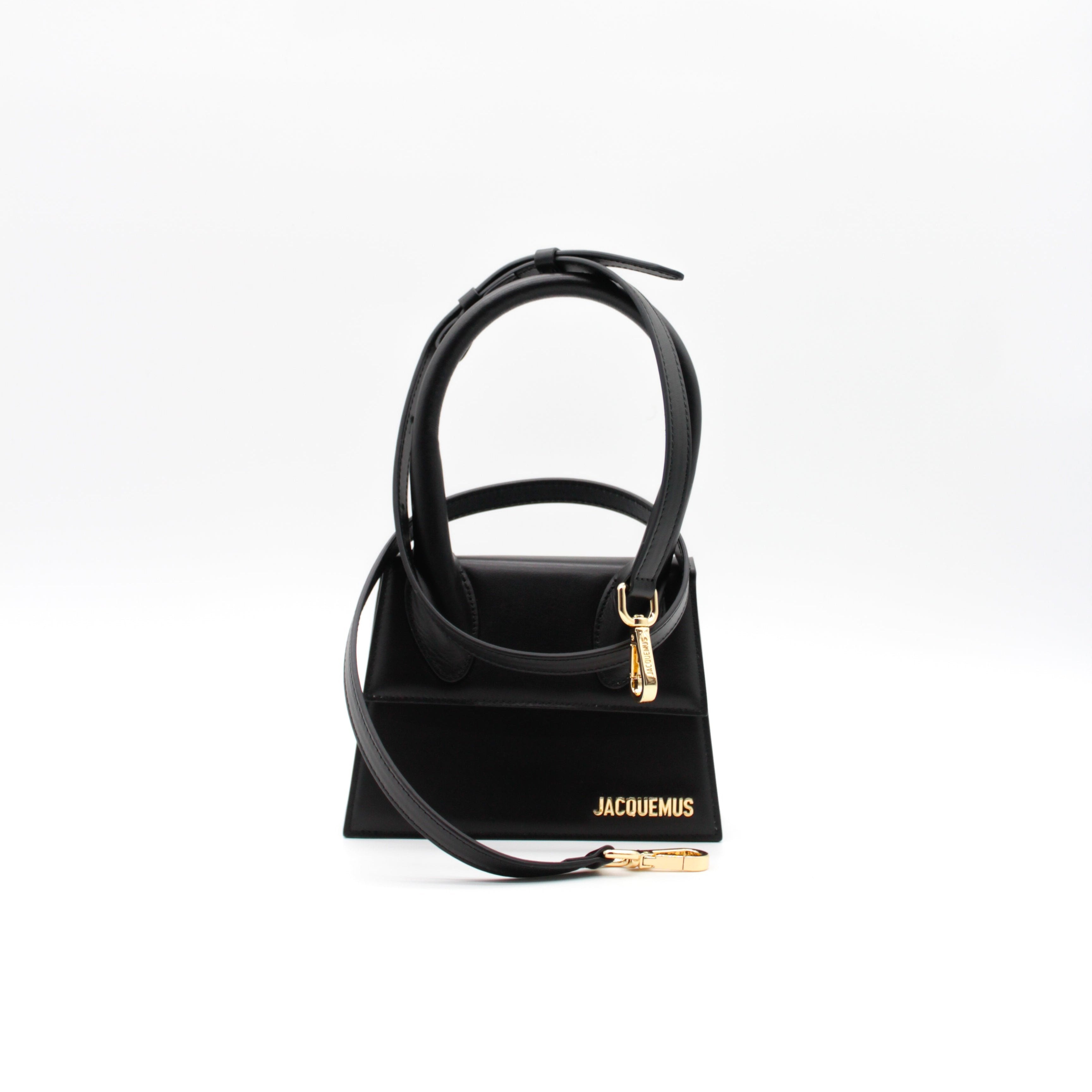 JACQUEMUS LE CHIQUITO MOYEN BAG BLACK