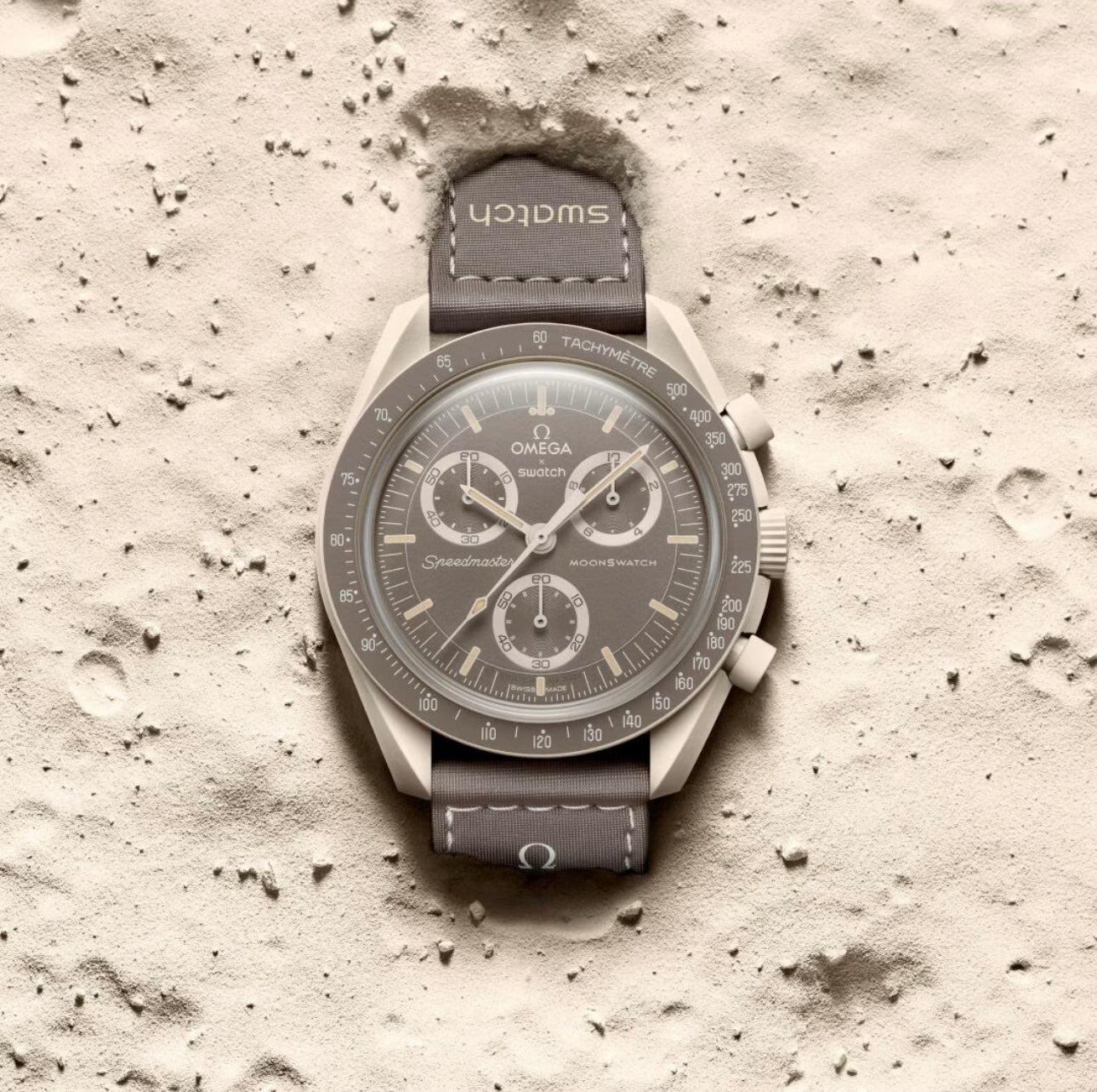 Swatch x Omega Bioceramic Moonswatch Mission On Earth / DESERT