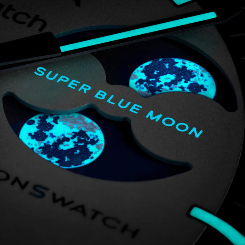 Swatch x Omega Bioceramic Moonswatch Mission To The Super Blue Moonphase