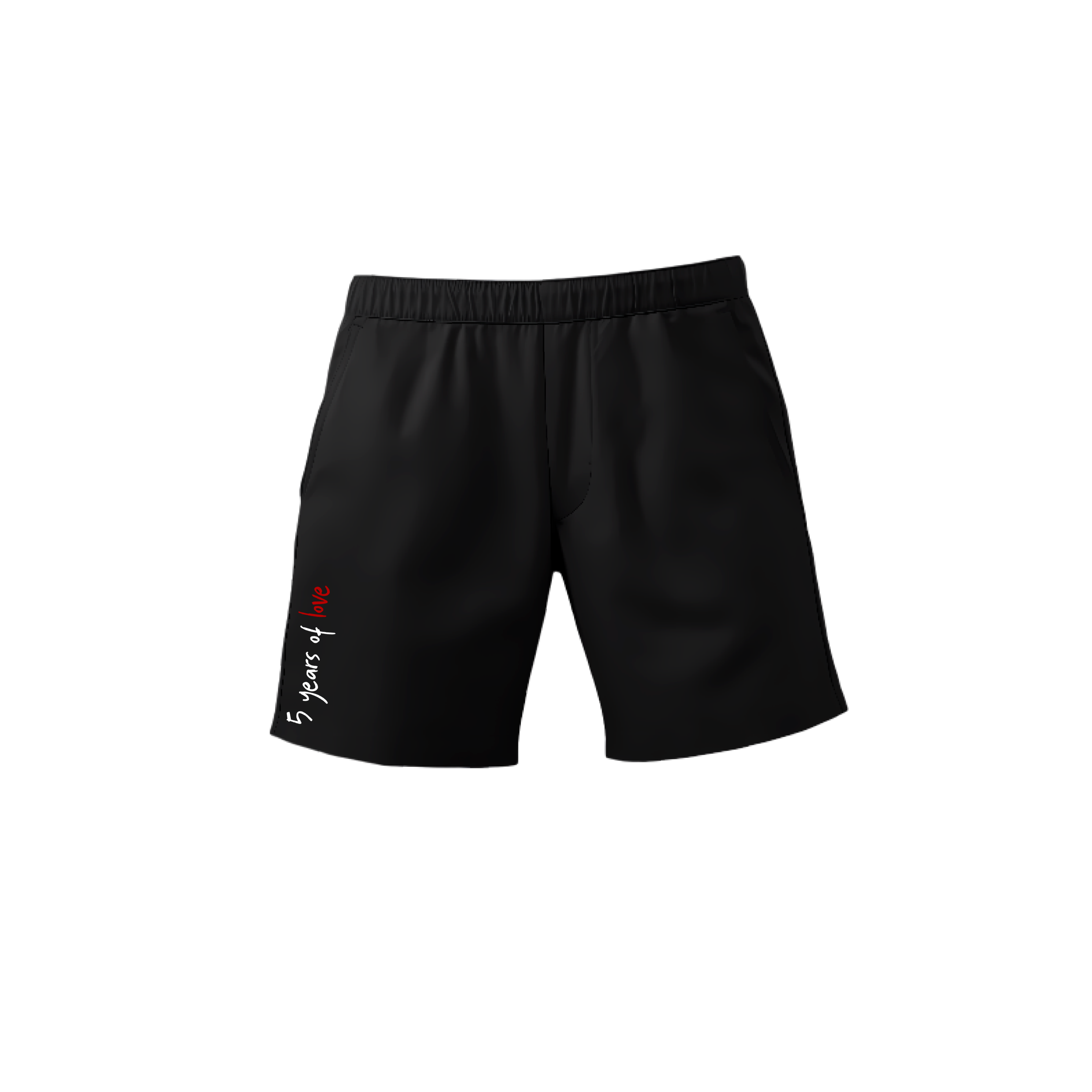 5 YEARS OF LOVE LIMITED SHORTS BLACK