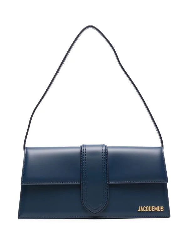 JACQUEMUS LE BAMBINO LONG SHOULDER BAG NAVY