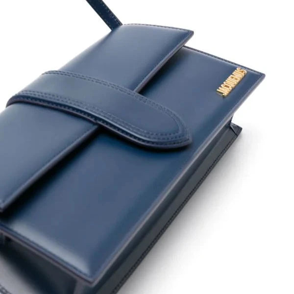 JACQUEMUS LE BAMBINO LONG SHOULDER BAG NAVY