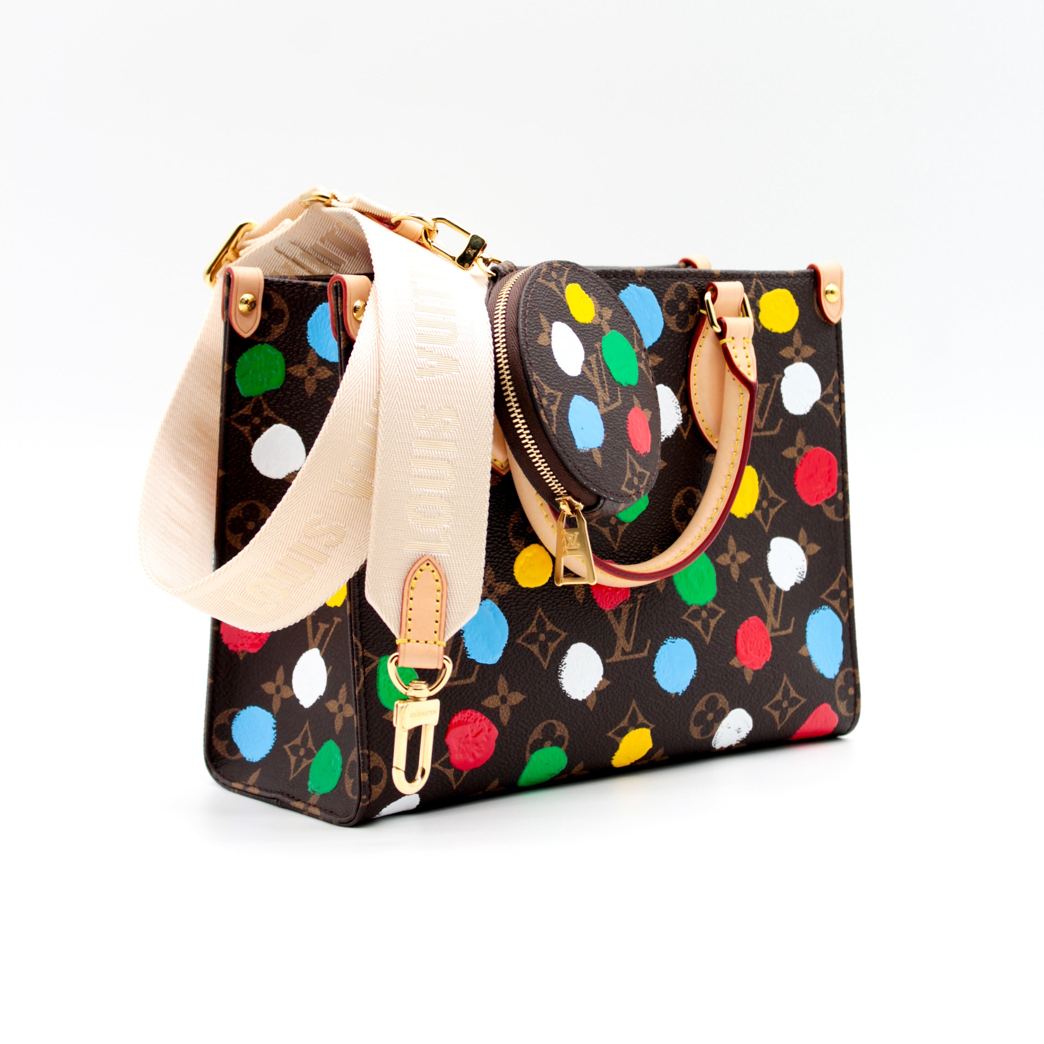 SECONDHAND - LOUIS VUITTON ONTHEGO PM TWO-WAY X YAYOI KUSAMA 2021