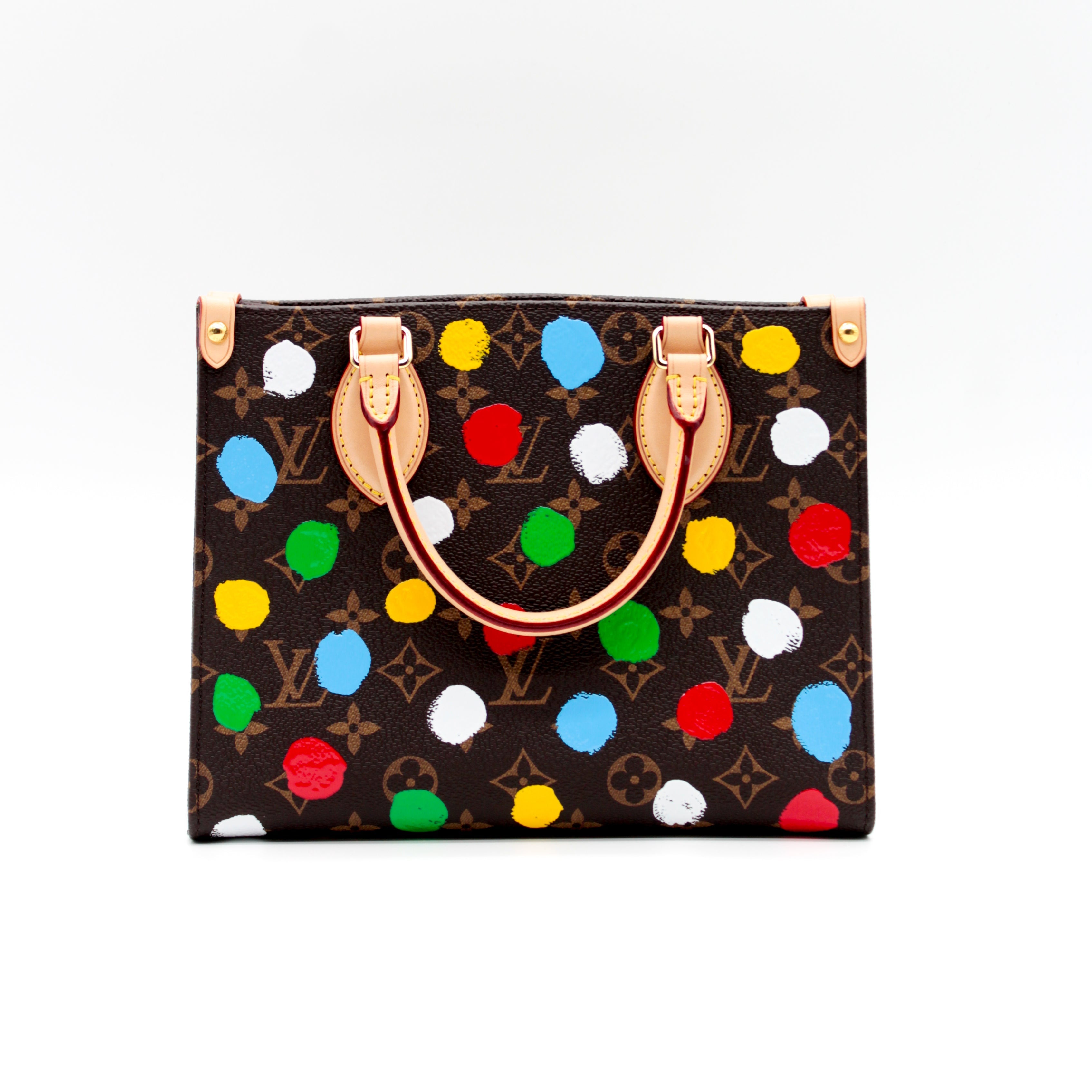 SECONDHAND - LOUIS VUITTON ONTHEGO PM TWO-WAY X YAYOI KUSAMA 2021