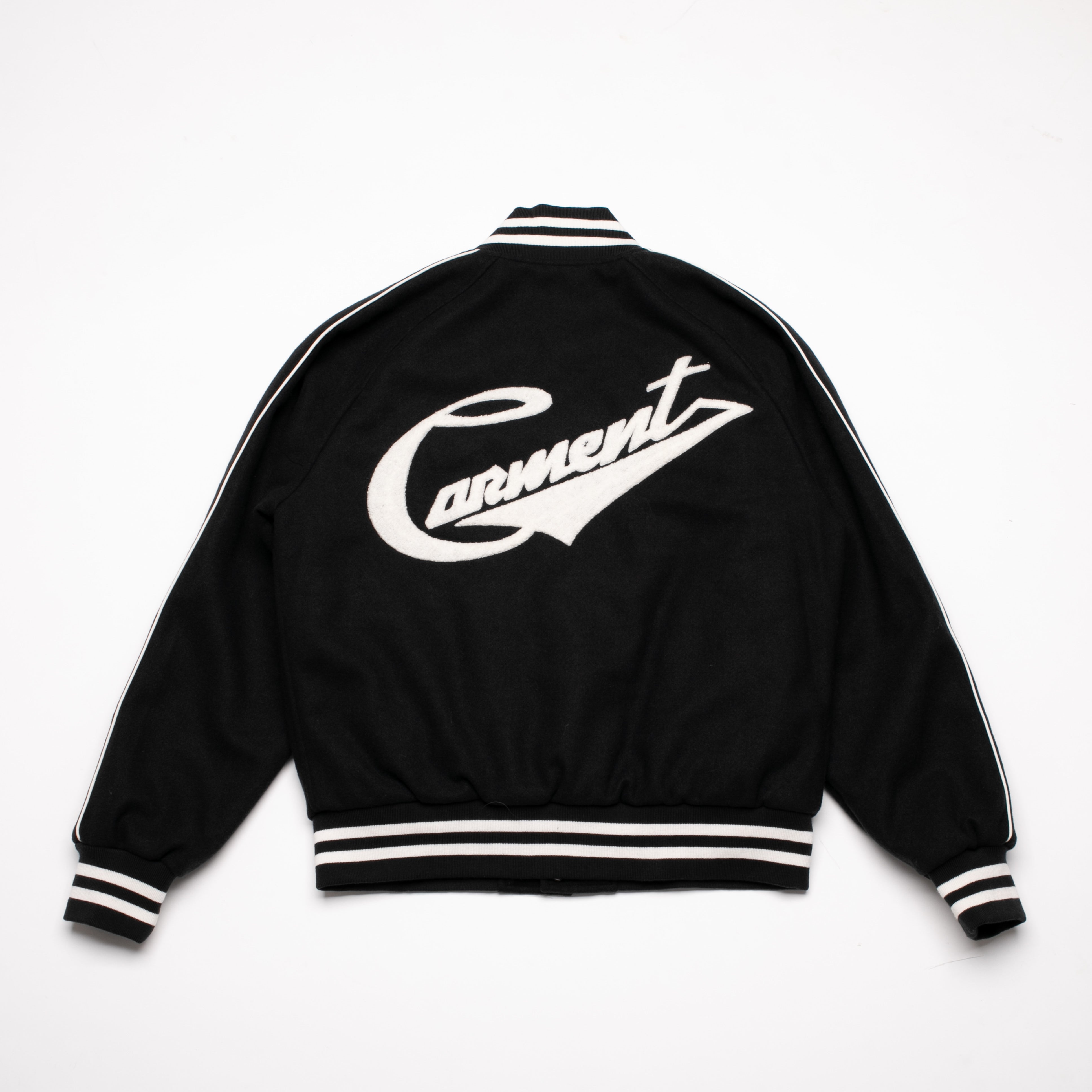 VARSITY JACKET BLACK / Garment Workshop