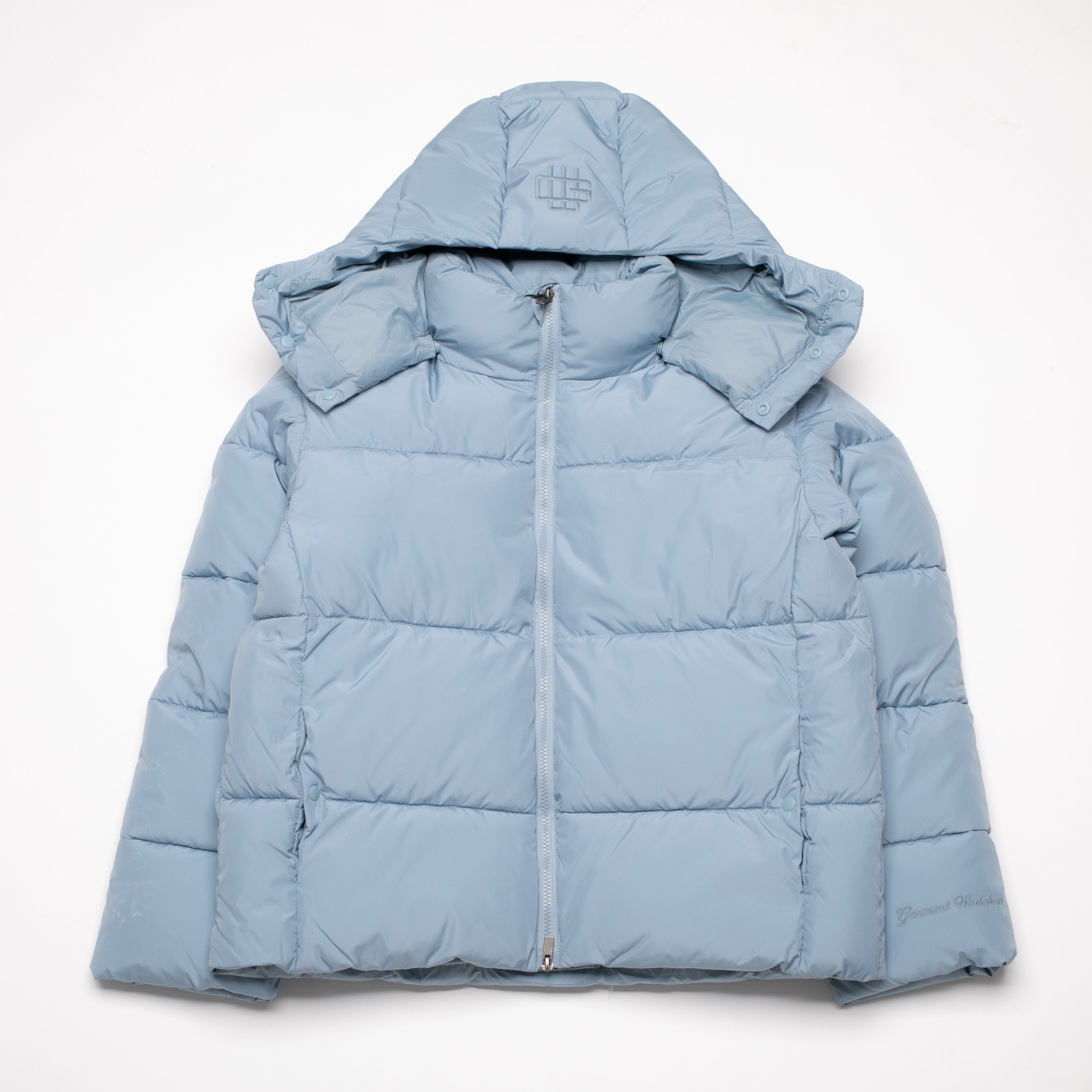 NYLON PUFFER JACKET SKY / Garment Workshop