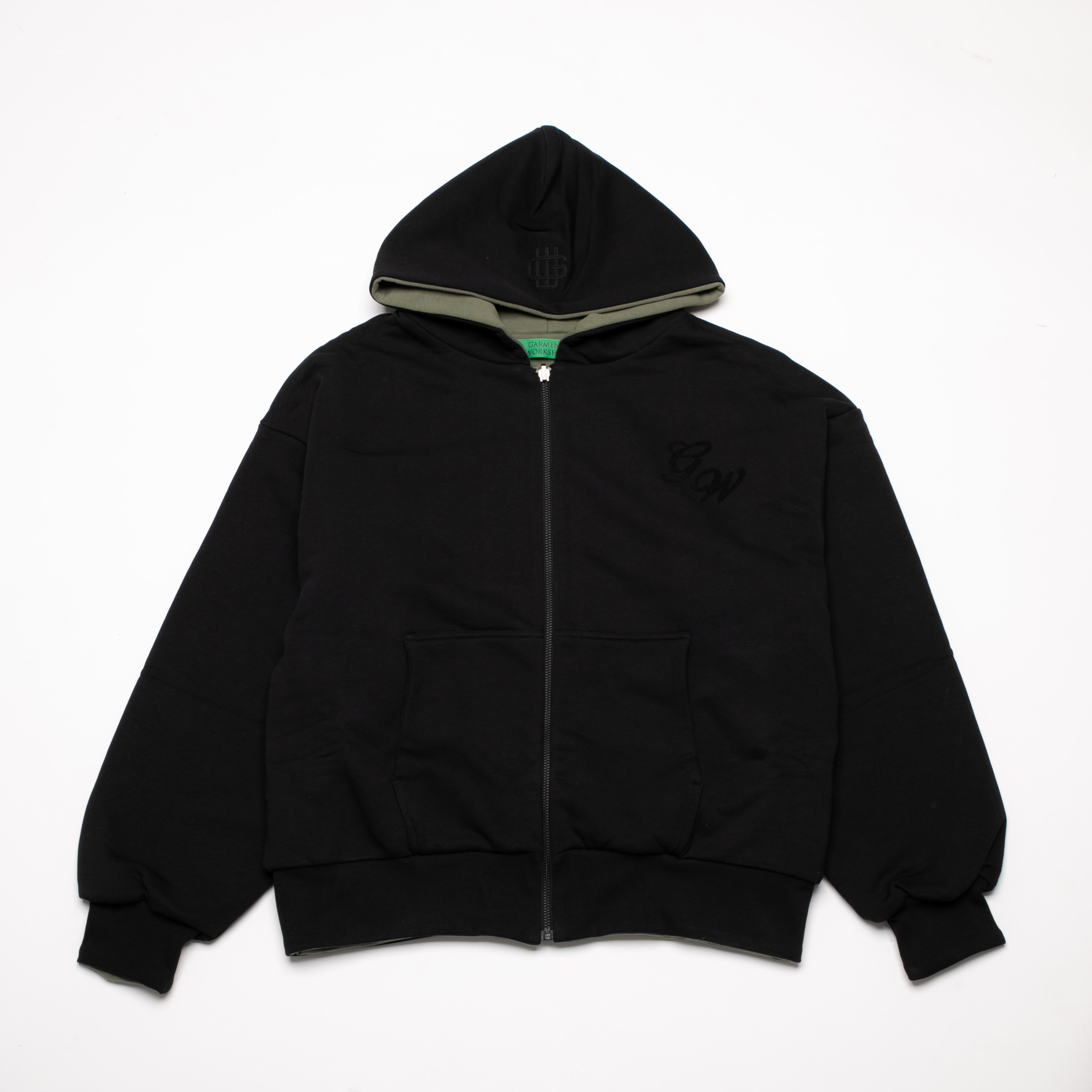 DOUBLE ZIP HOODIE / Garment Workshop