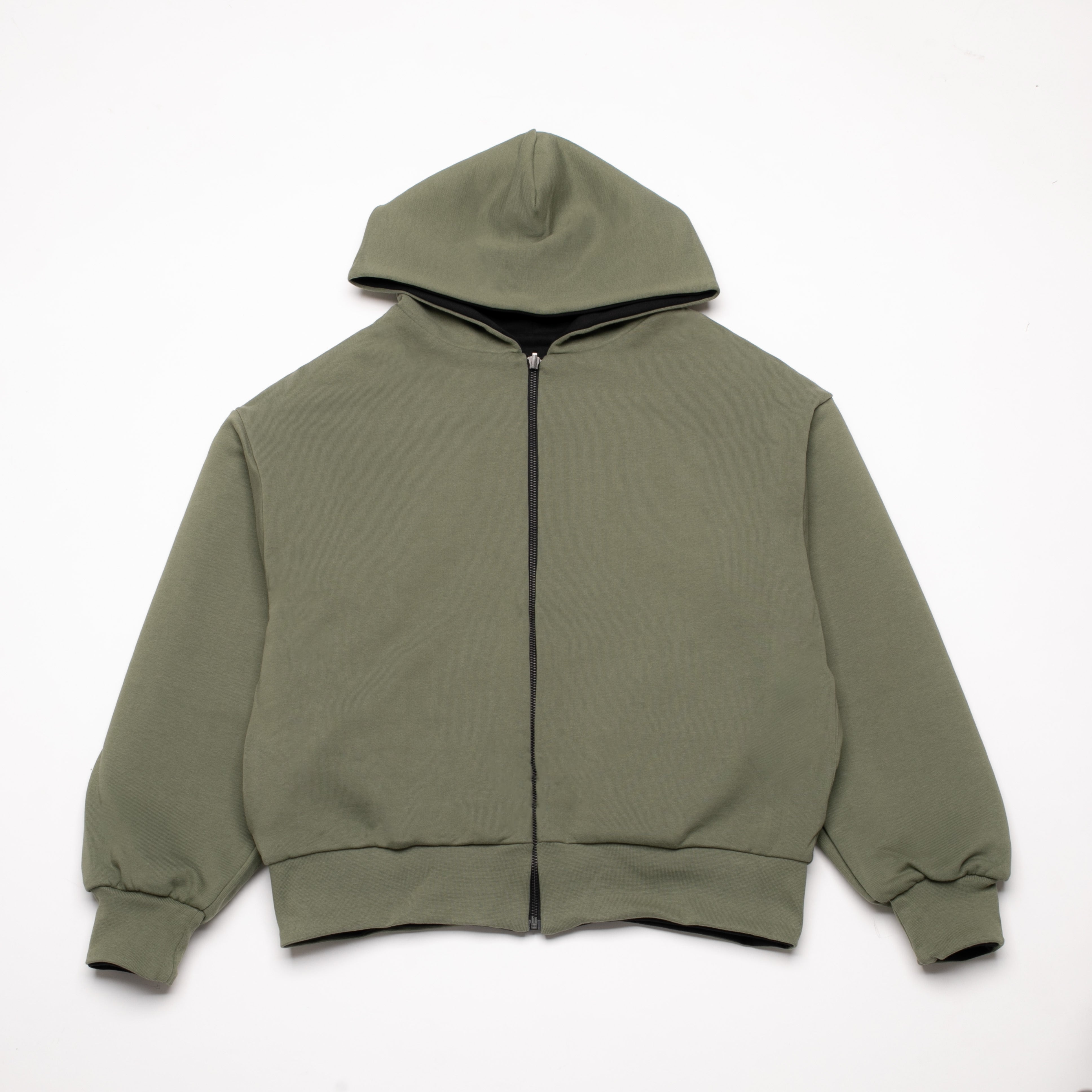 DOUBLE ZIP HOODIE / Garment Workshop