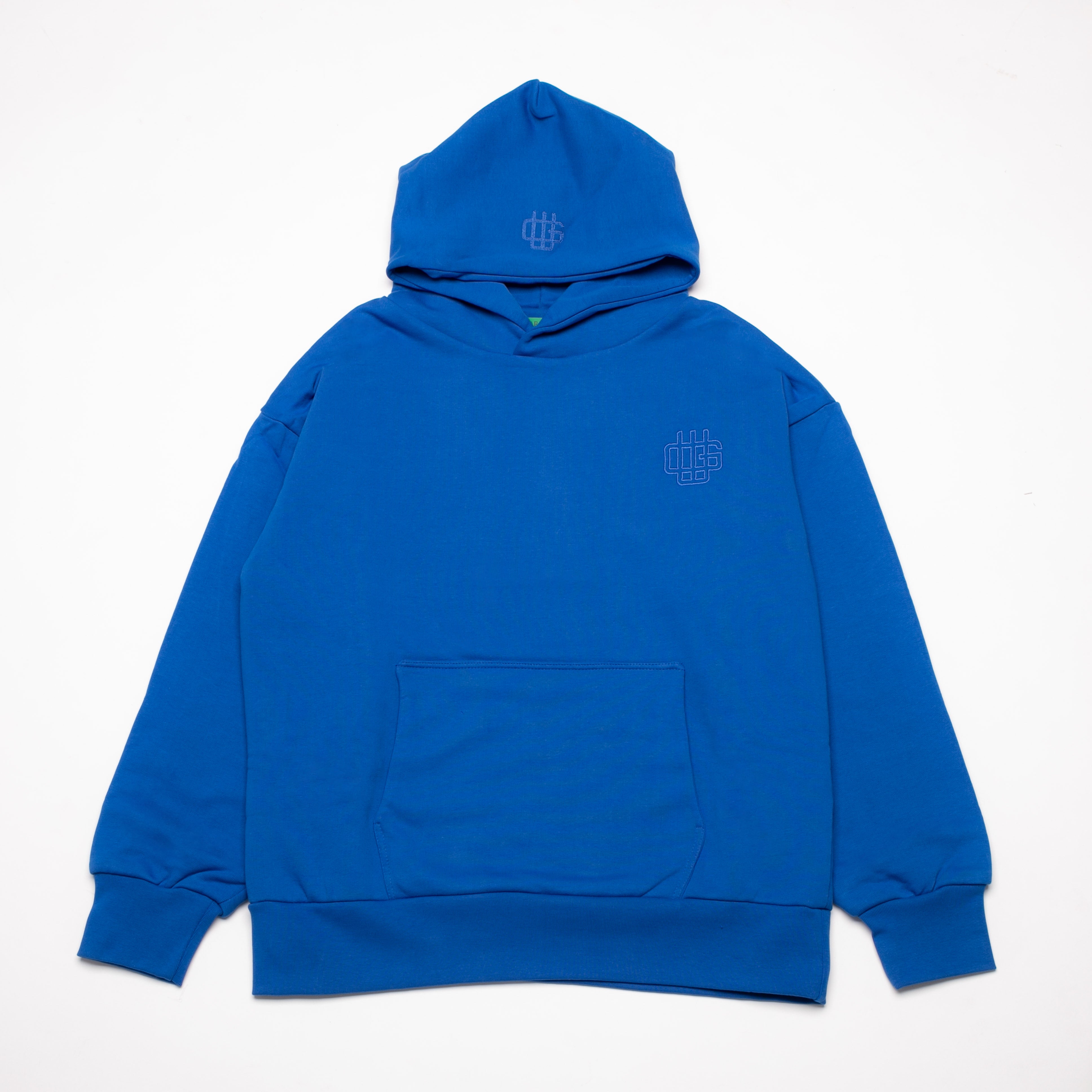 HOODIE DOUBLE LAYER  BLU / Garment Workshop