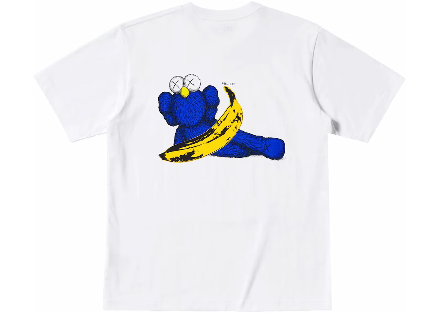 KAWS x Uniqlo Warhol UT Graphic 471321 T-shirt White/blue