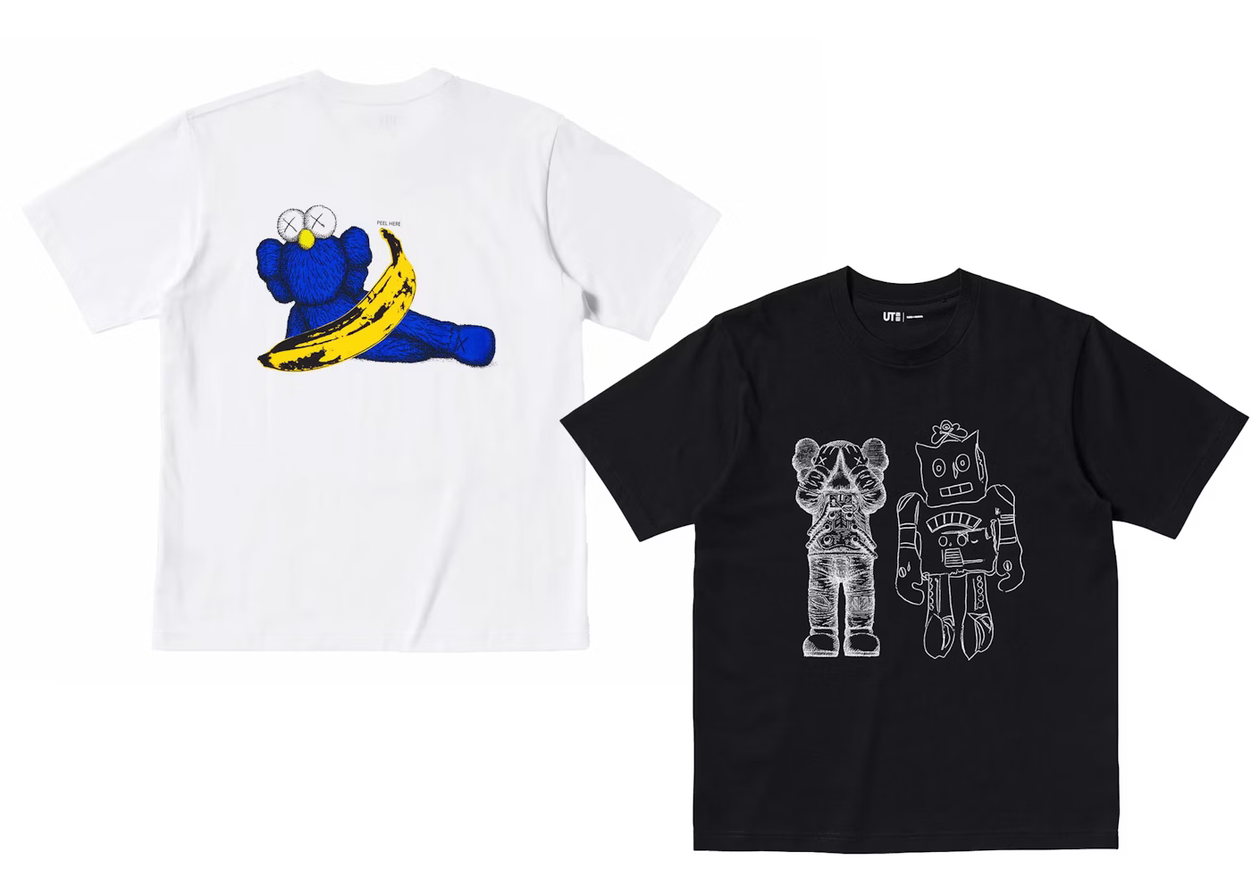 KAWS x Uniqlo Warhol UT Graphic 476351 T-shirt Black