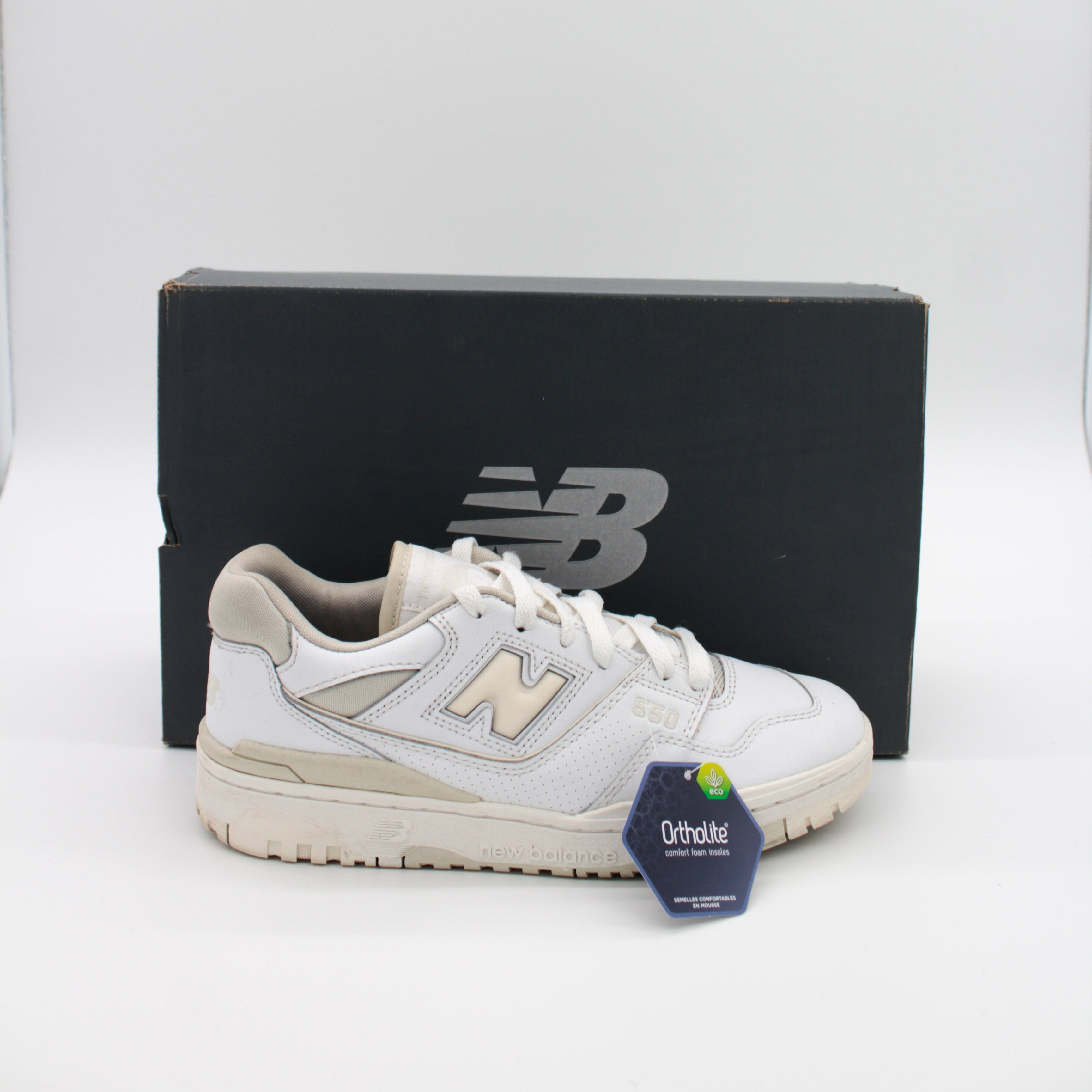 SECONDHAND - NEW BALANCE 550 WHITE GREY Size 41