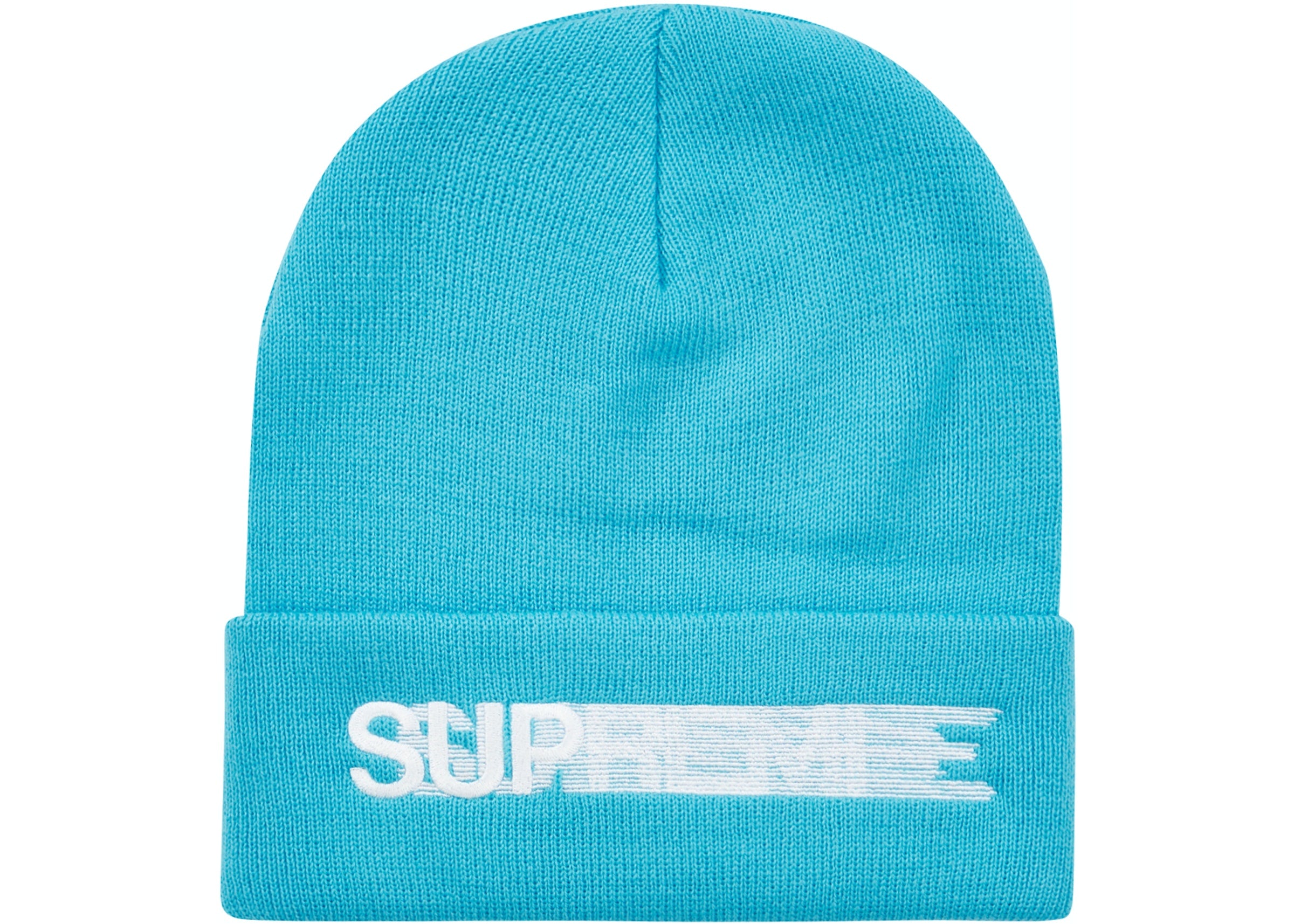 SUPREME MOTION LOGO BEANIE BLUE