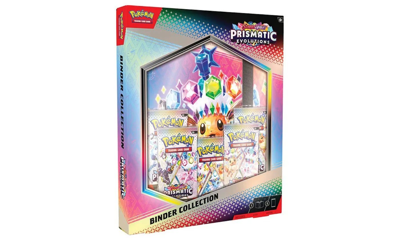 POKEMON SCARLET & VIOLET PRISMATIC EVOLUTIONS BINDER COLLECTION ALBUM (ITA)