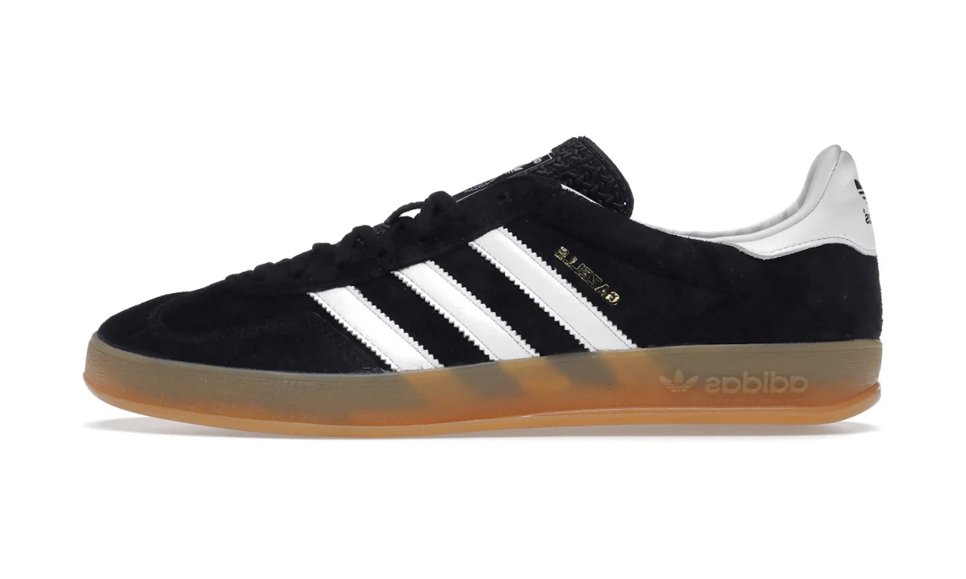 ADIDAS GAZELLE BLACK WHITE GUM